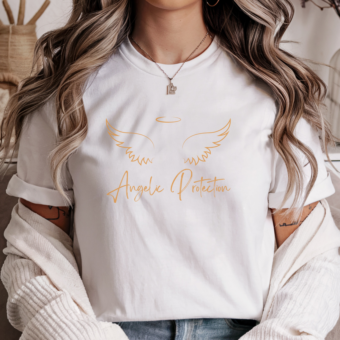 Unisex T-Shirt – Angelic Protection ✨👼