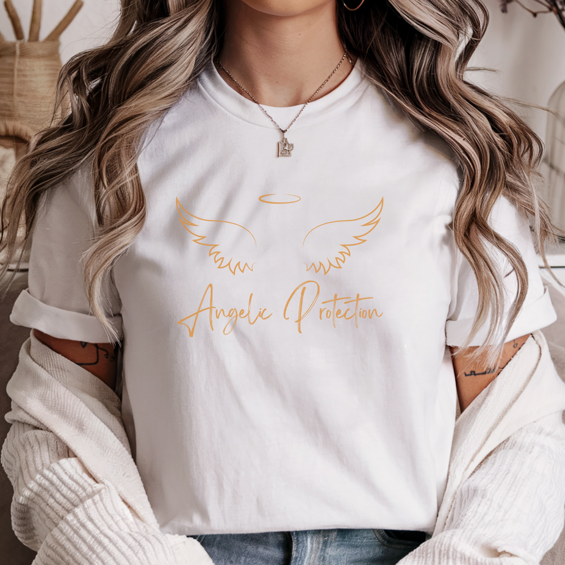 Unisex T-Shirt – Angelic Protection ✨👼