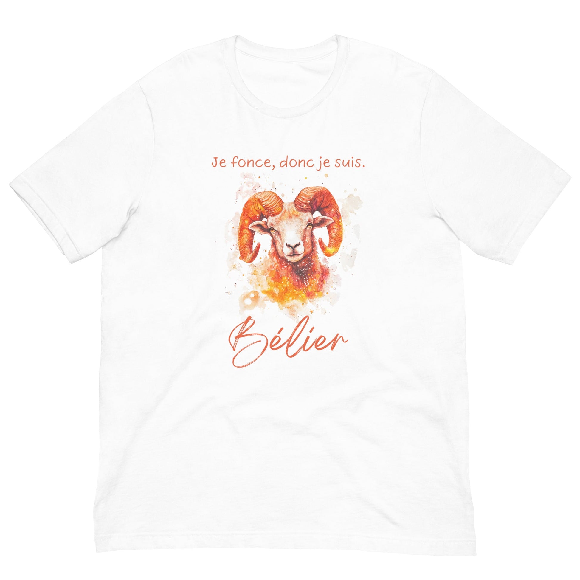 T-shirt Unisexe Bélier – Pour les Audacieux et Passionnés