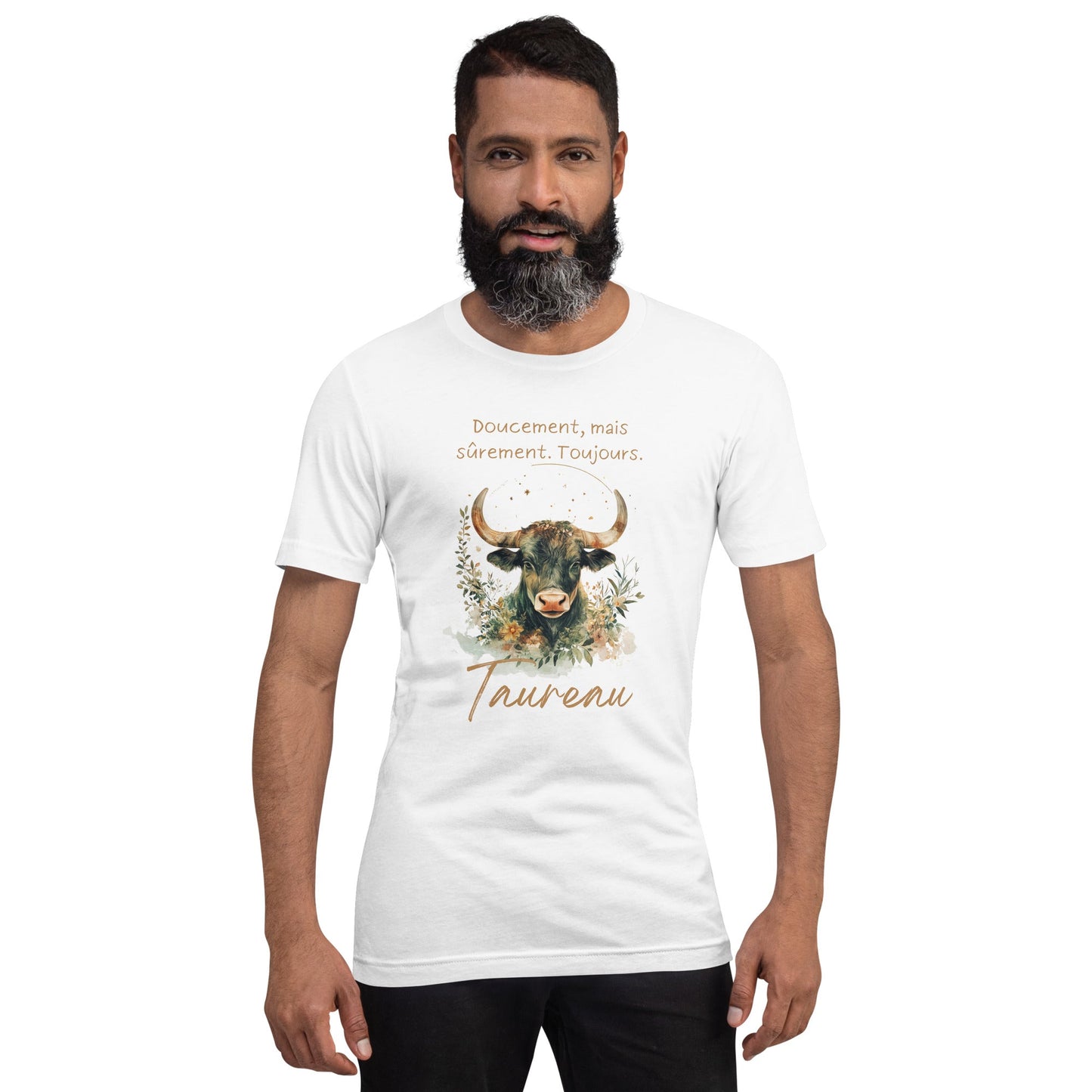 T-shirt Unisexe Taureau – Élégance et Détermination