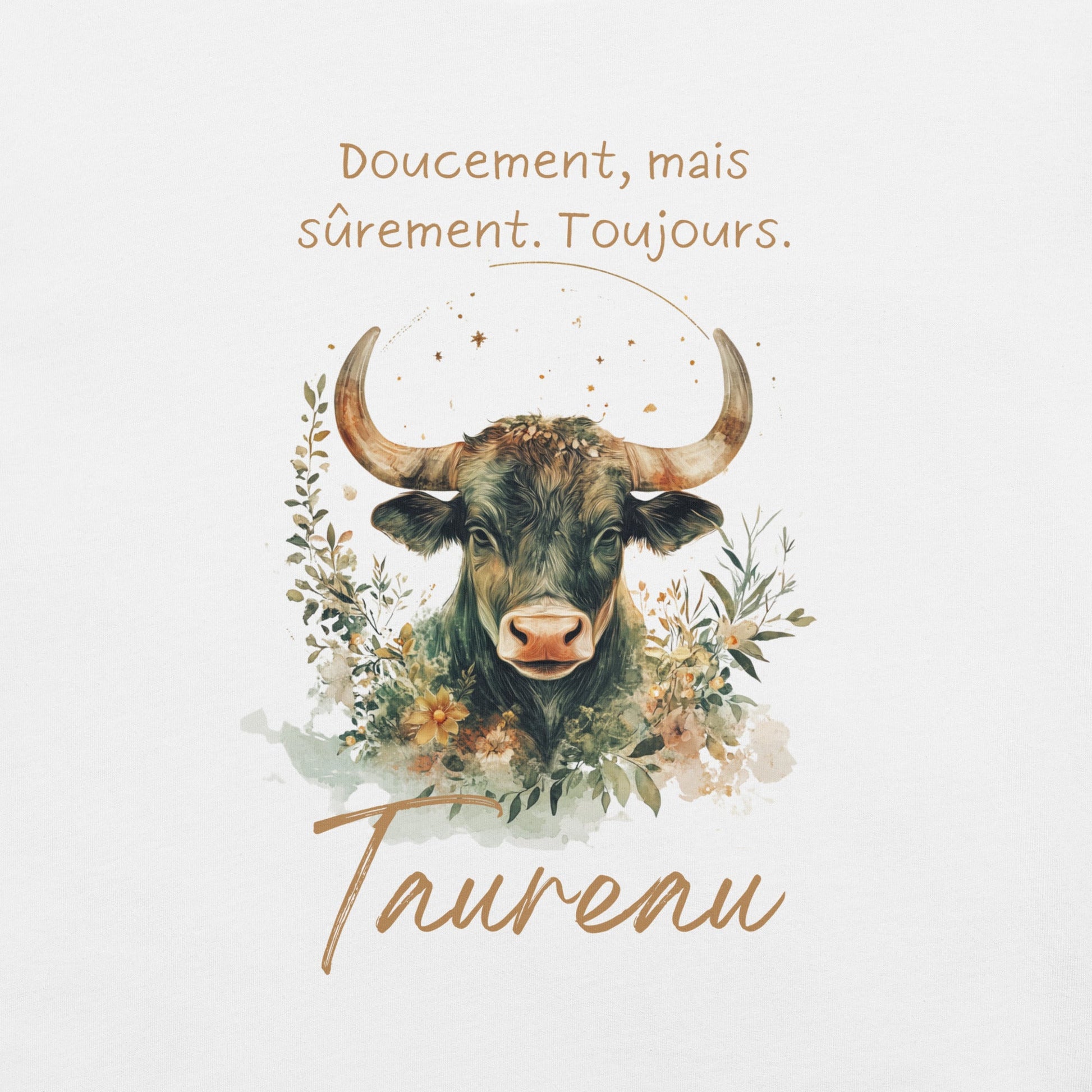 T-shirt Unisexe Taureau – Élégance et Détermination