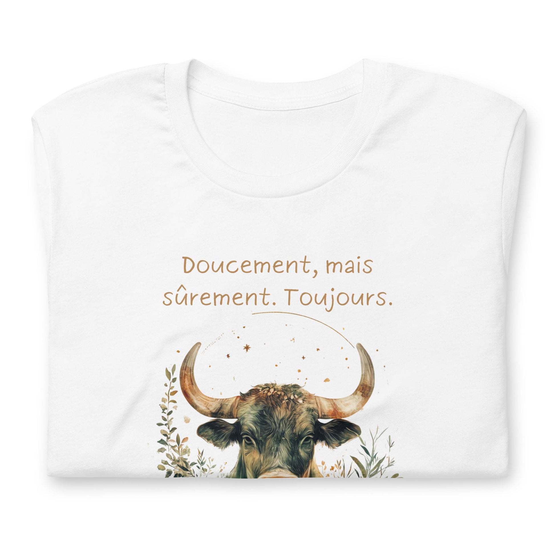 T-shirt Unisexe Taureau – Élégance et Détermination