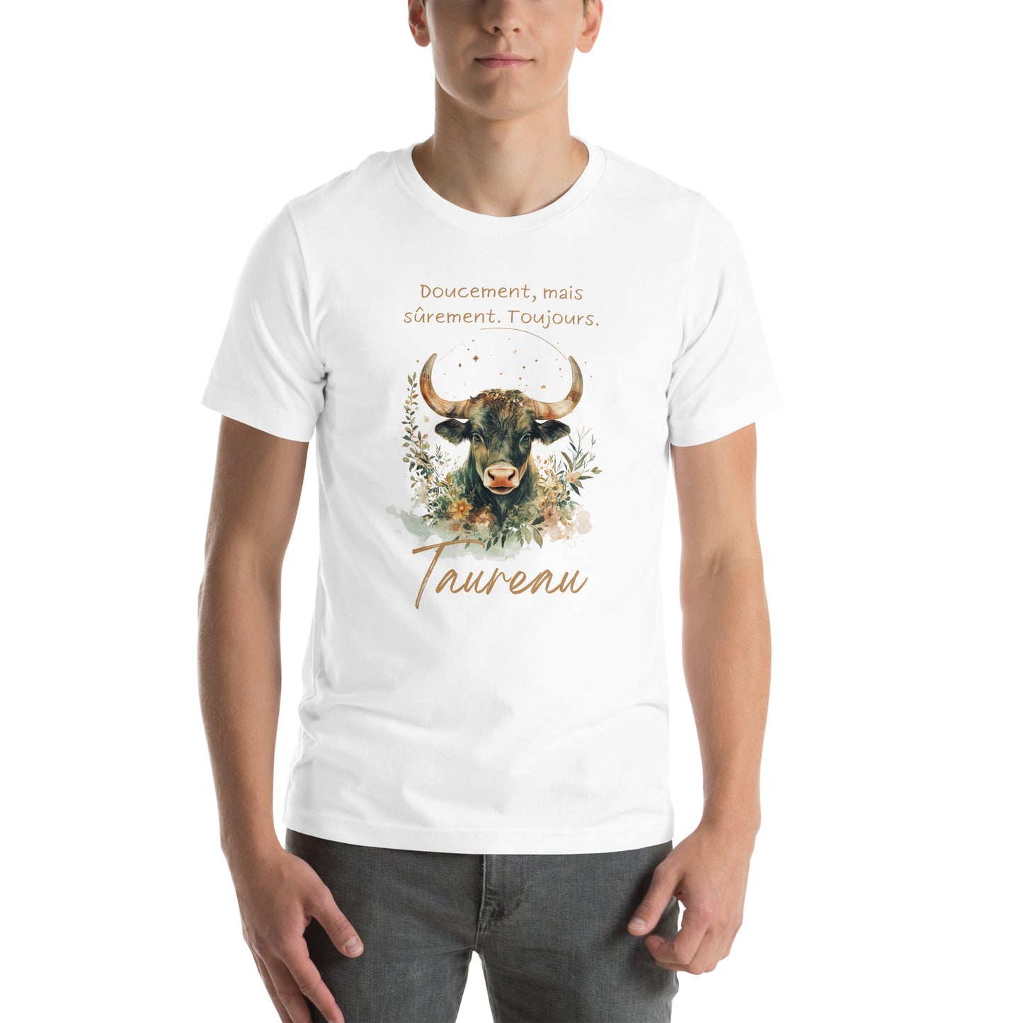 T-shirt Unisexe Taureau – Élégance et Détermination