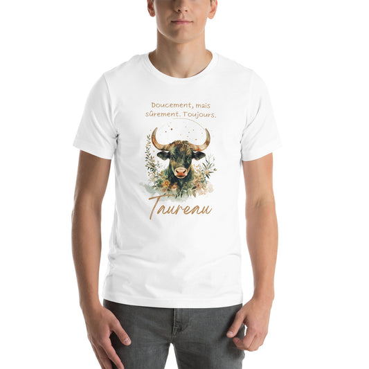 T-shirt Unisexe Taureau – Élégance et Détermination