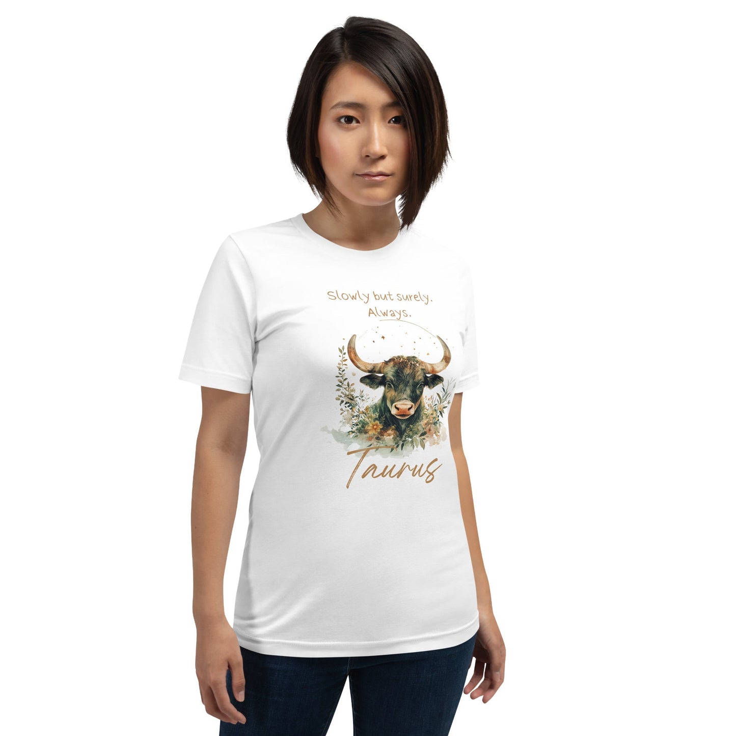Unisex Taurus T-Shirt – Elegance and Determination