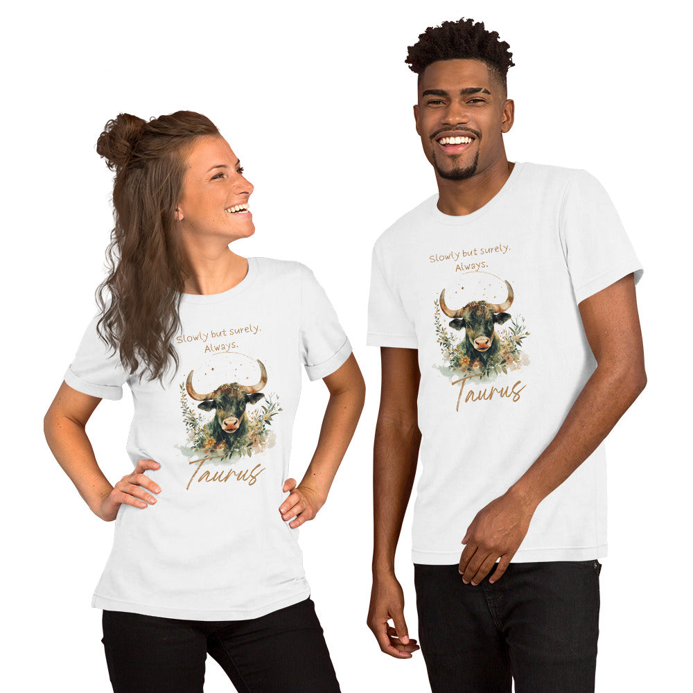 Unisex Taurus T-Shirt – Elegance and Determination