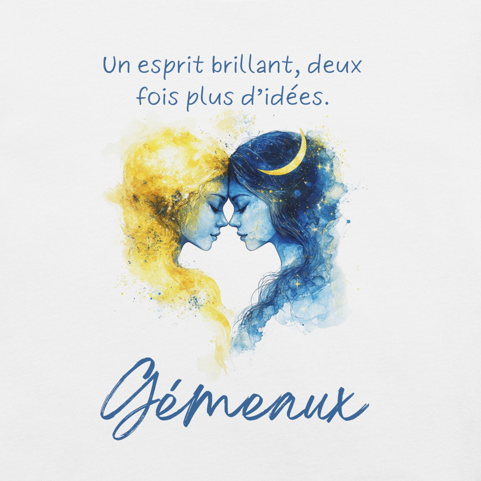 T-shirt Unisexe Gémeaux – Esprit Brillant et Énergie