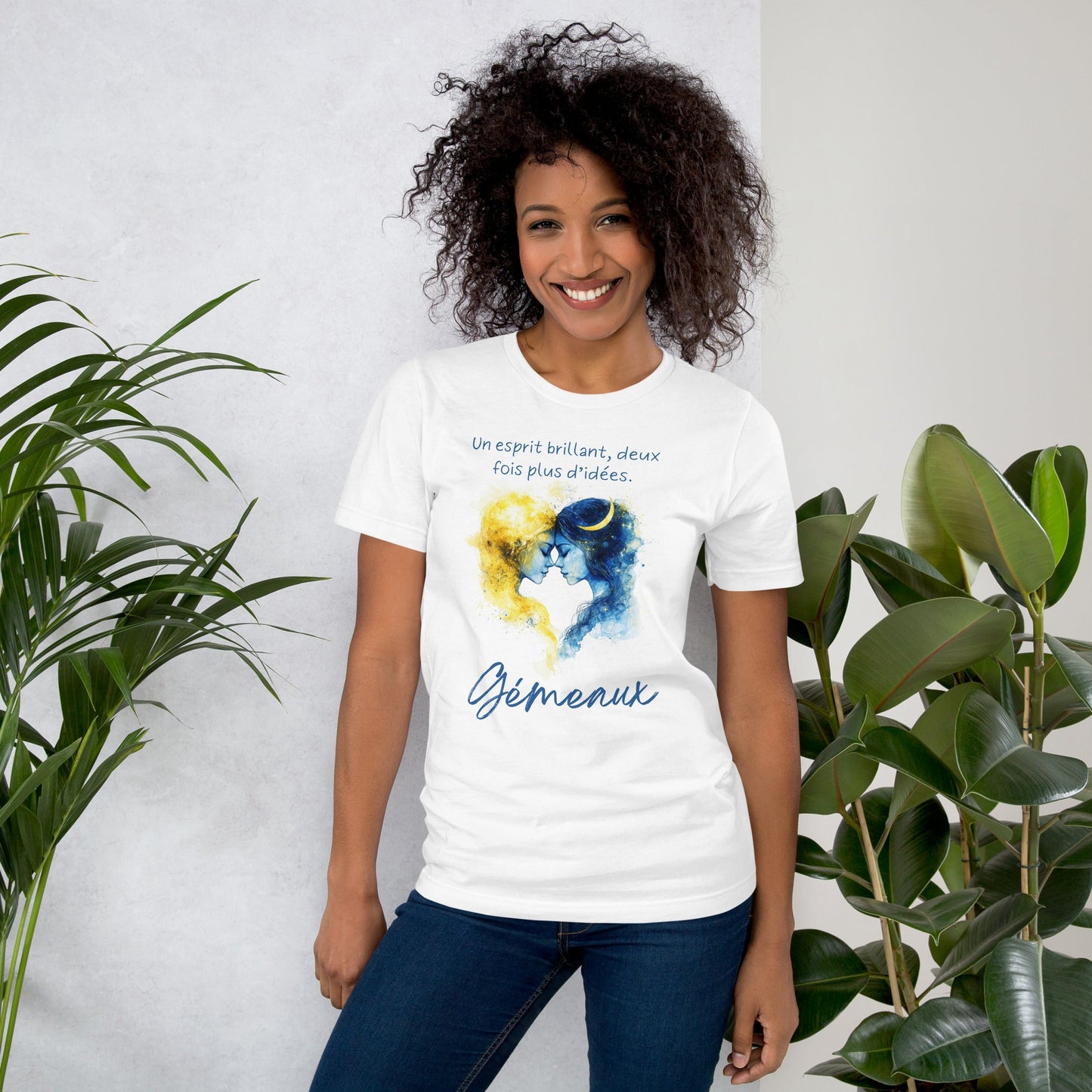 T-shirt Unisexe Gémeaux – Esprit Brillant et Énergie