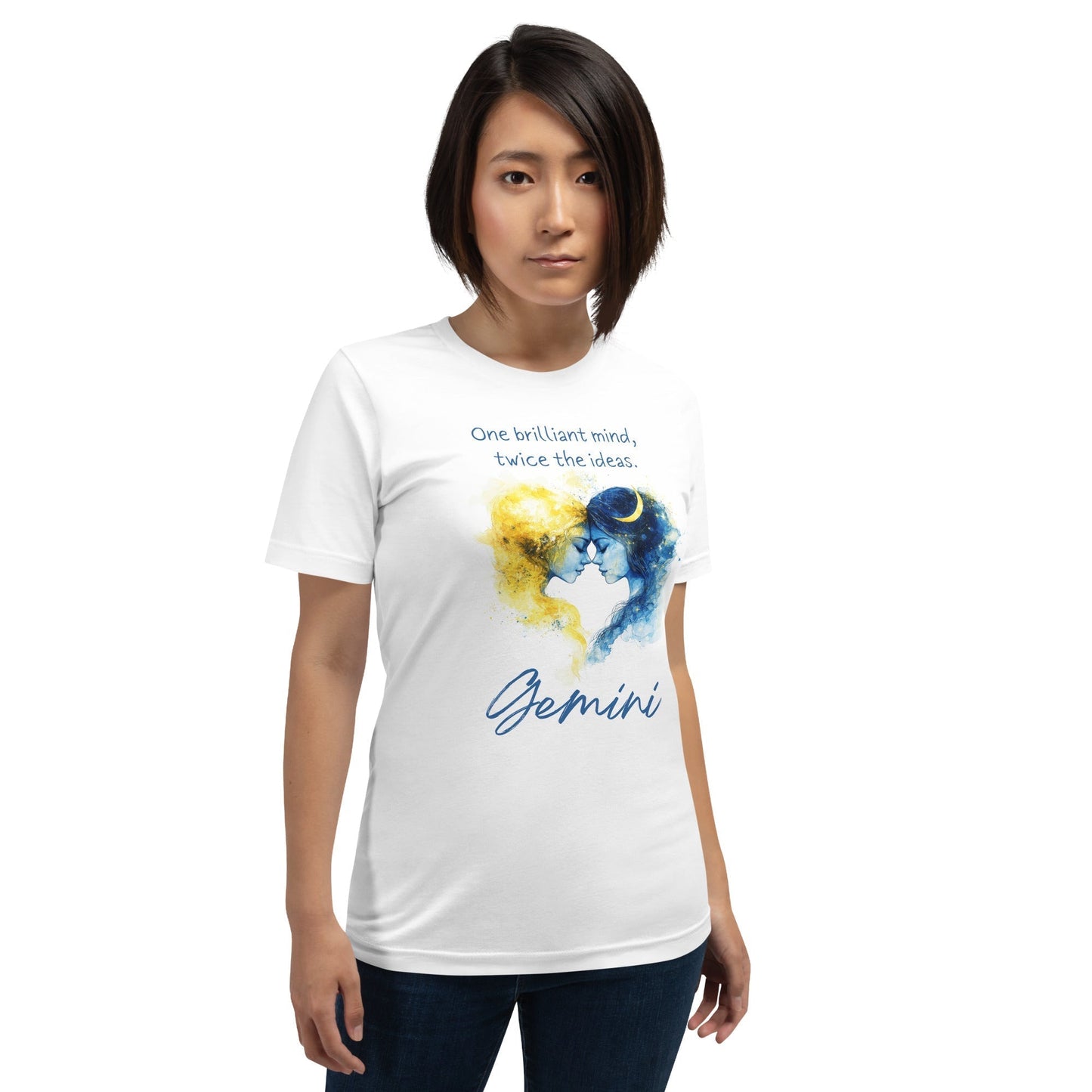 Unisex Gemini T-Shirt – Bright Mind and Energy