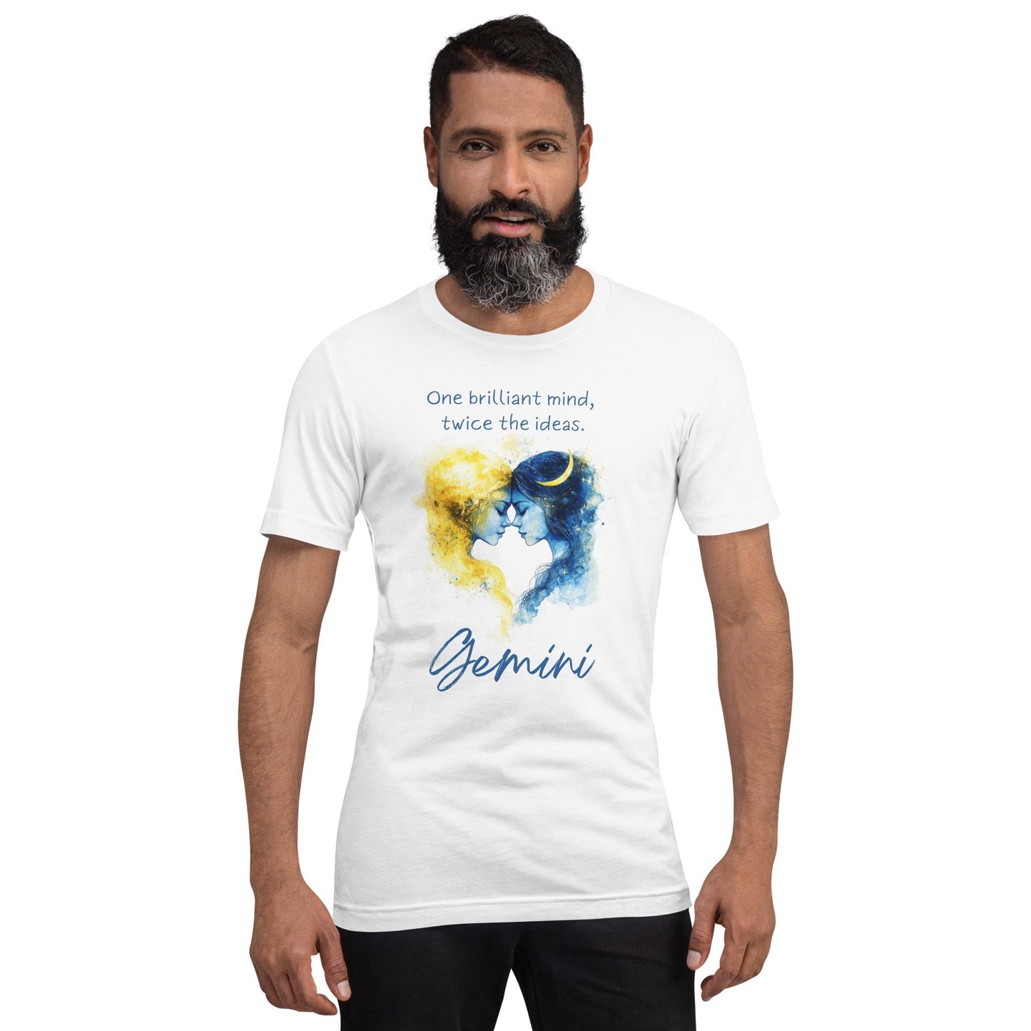 Unisex Gemini T-Shirt – Bright Mind and Energy