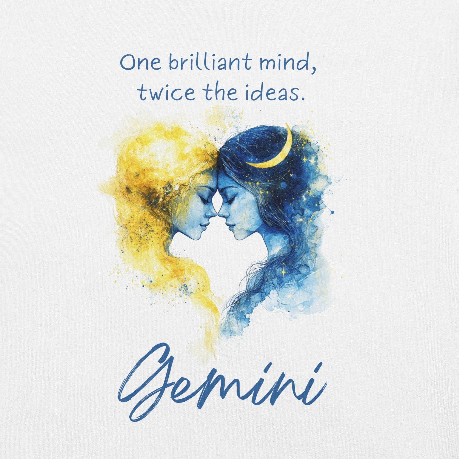 Unisex Gemini T-Shirt – Bright Mind and Energy