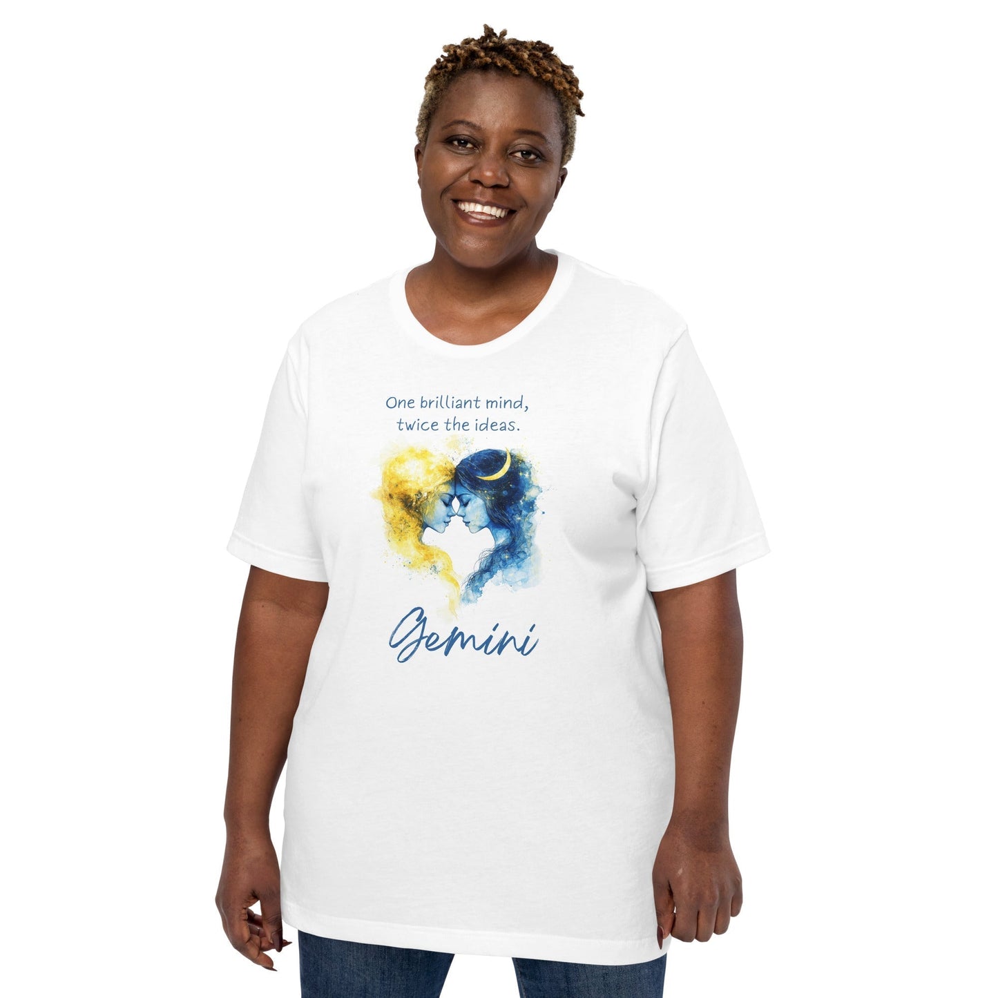Unisex Gemini T-Shirt – Bright Mind and Energy