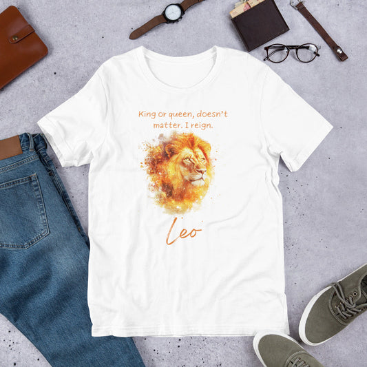 Unisex Leo T-Shirt – Charisma and Power