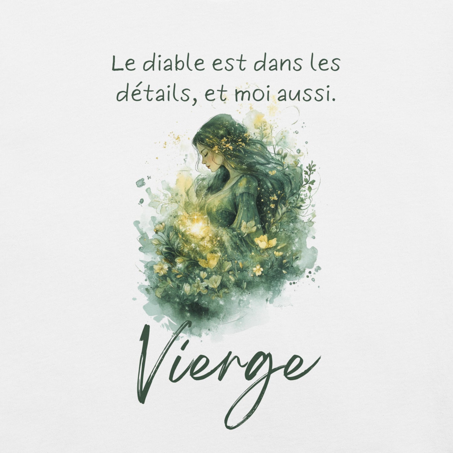 T-shirt Unisexe Vierge – Précision et Élégance