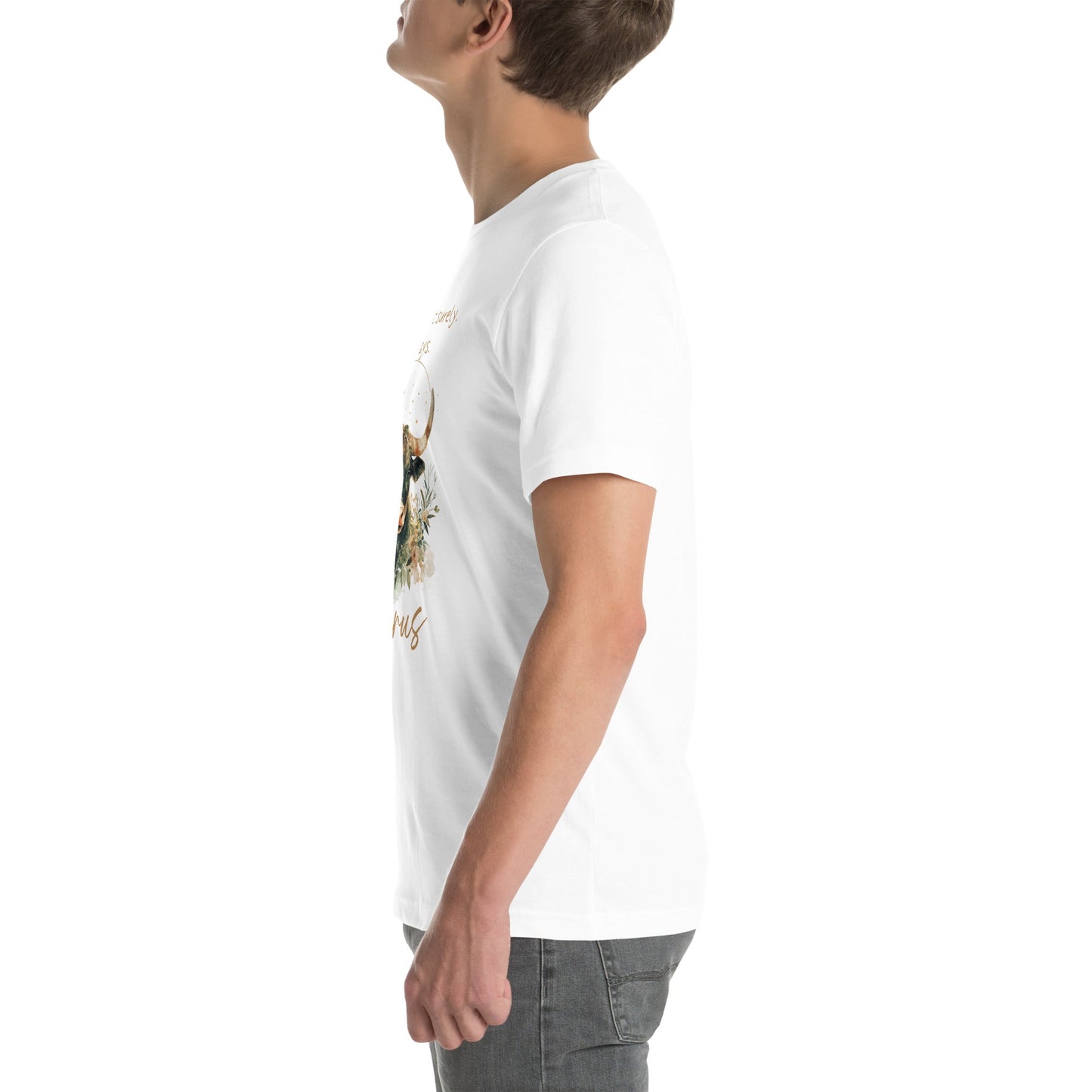 Unisex Taurus T-Shirt – Elegance and Determination
