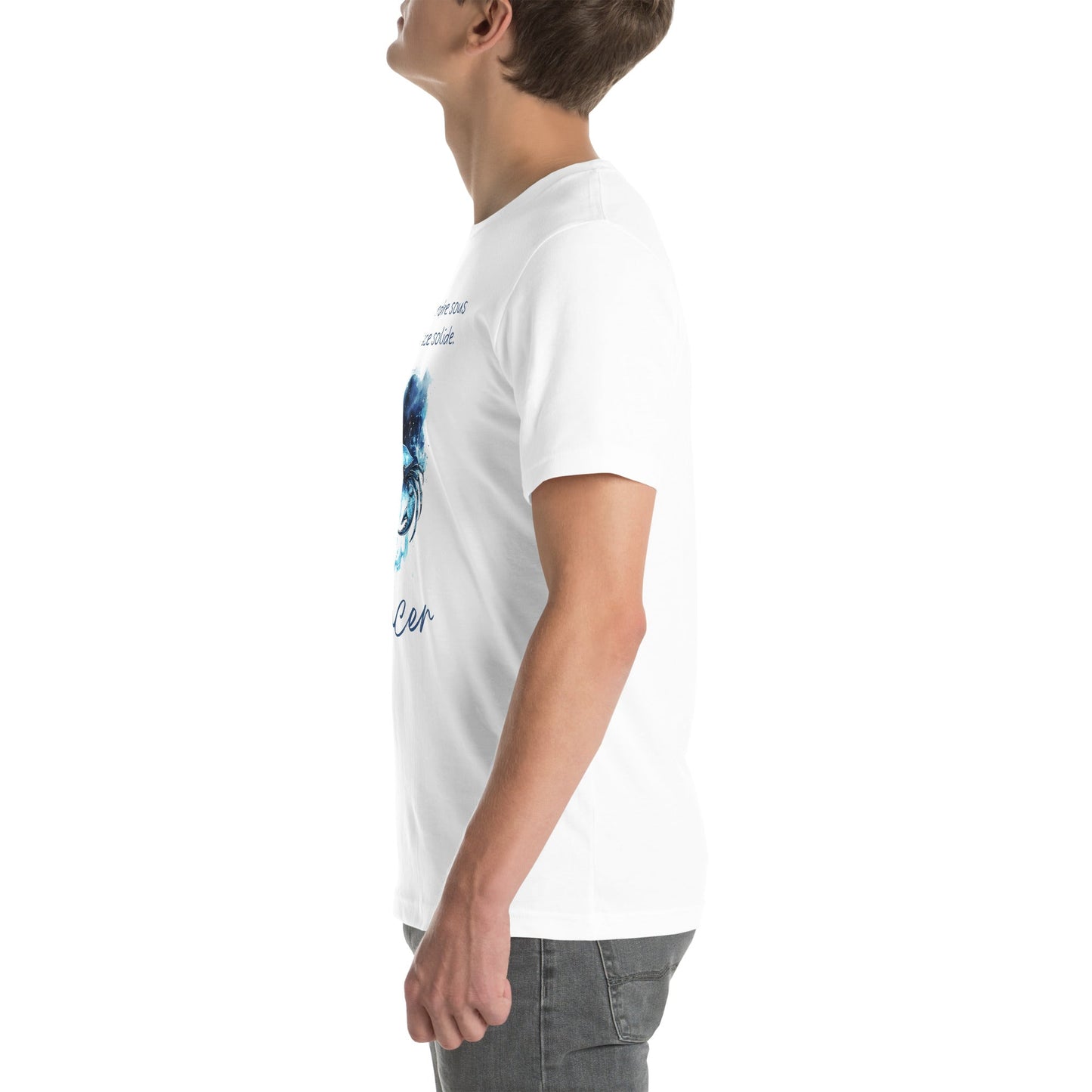 T-shirt Unisexe Cancer – Sensibilité et Force Intérieure