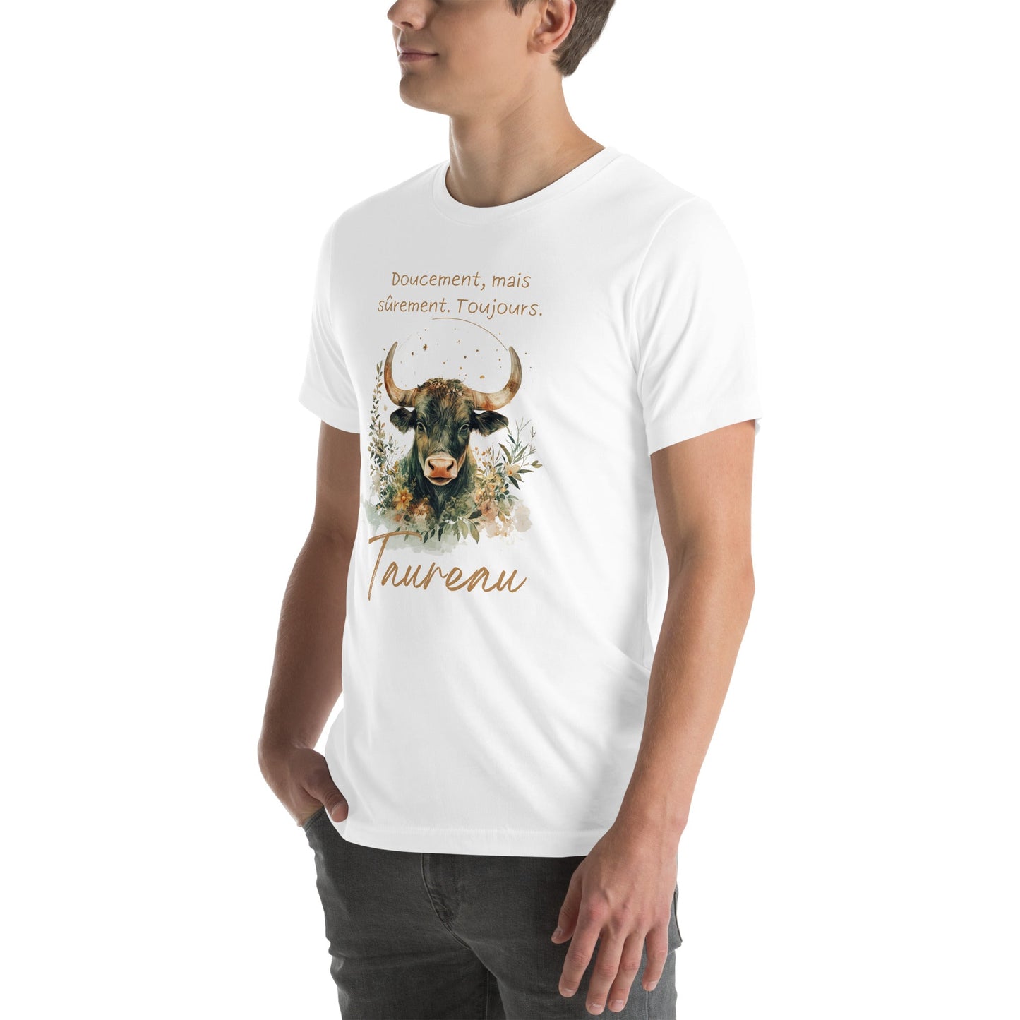 T-shirt Unisexe Taureau – Élégance et Détermination