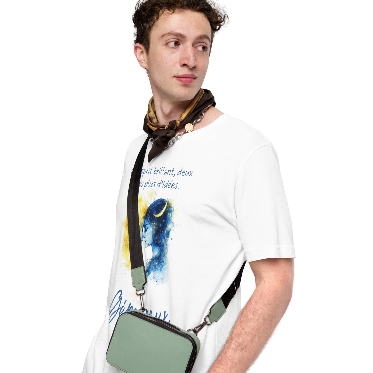 T-shirt Unisexe Gémeaux – Esprit Brillant et Énergie