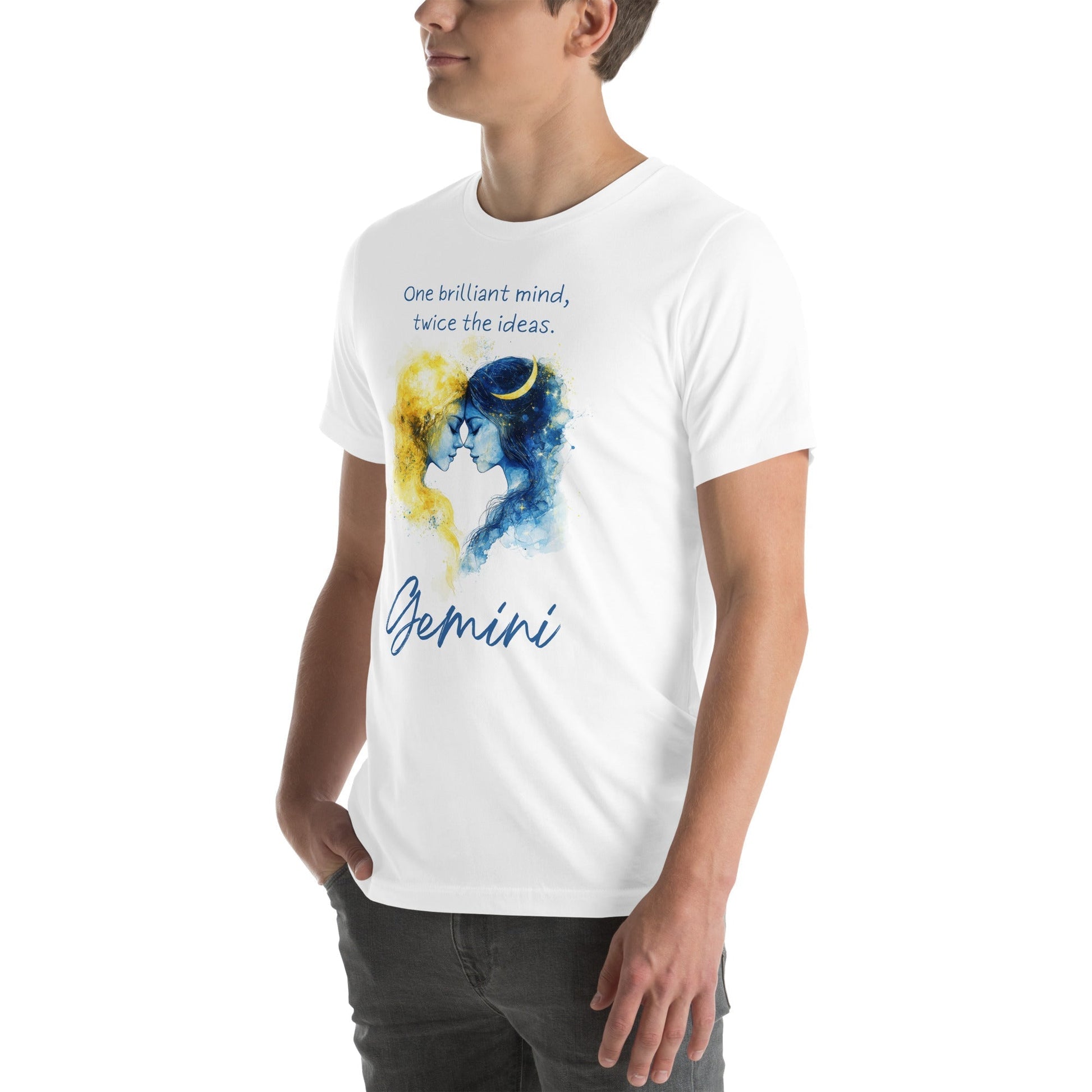 Unisex Gemini T-Shirt – Bright Mind and Energy
