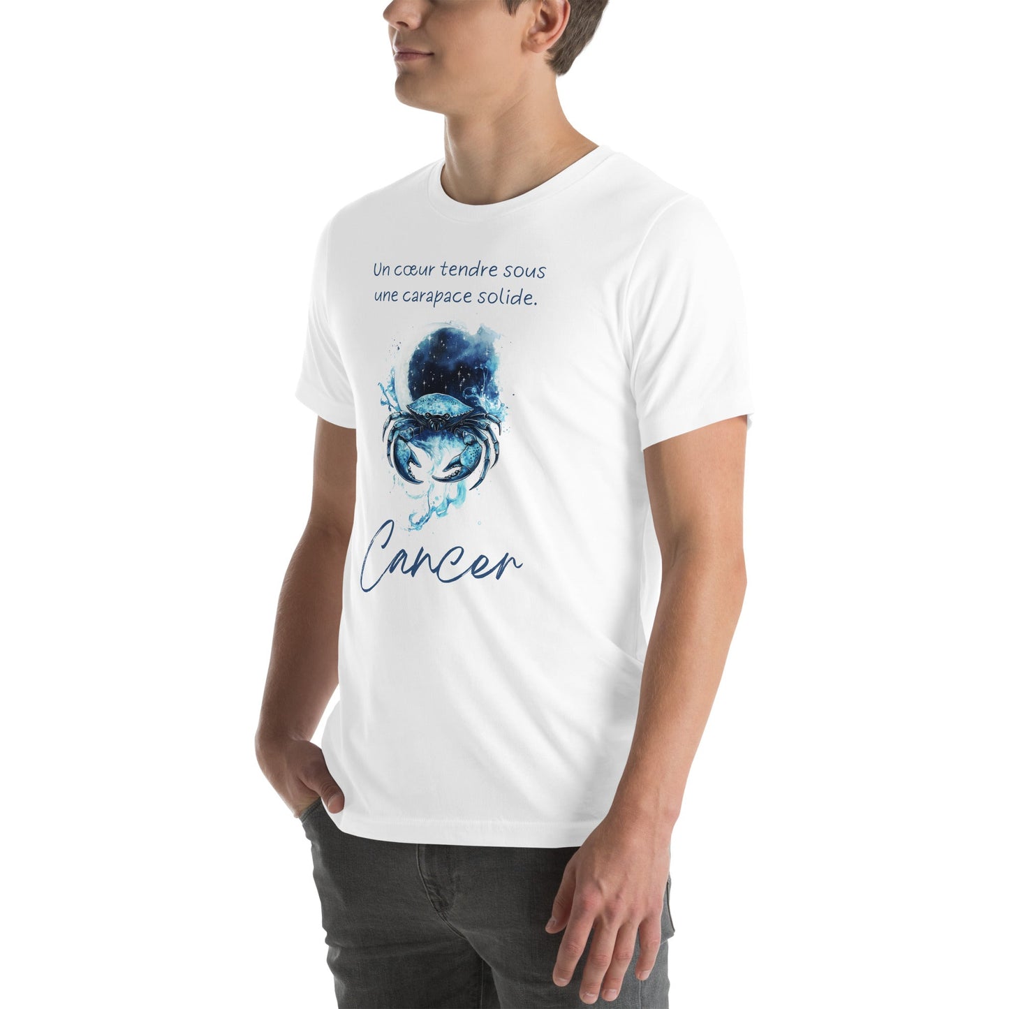 T-shirt Unisexe Cancer – Sensibilité et Force Intérieure