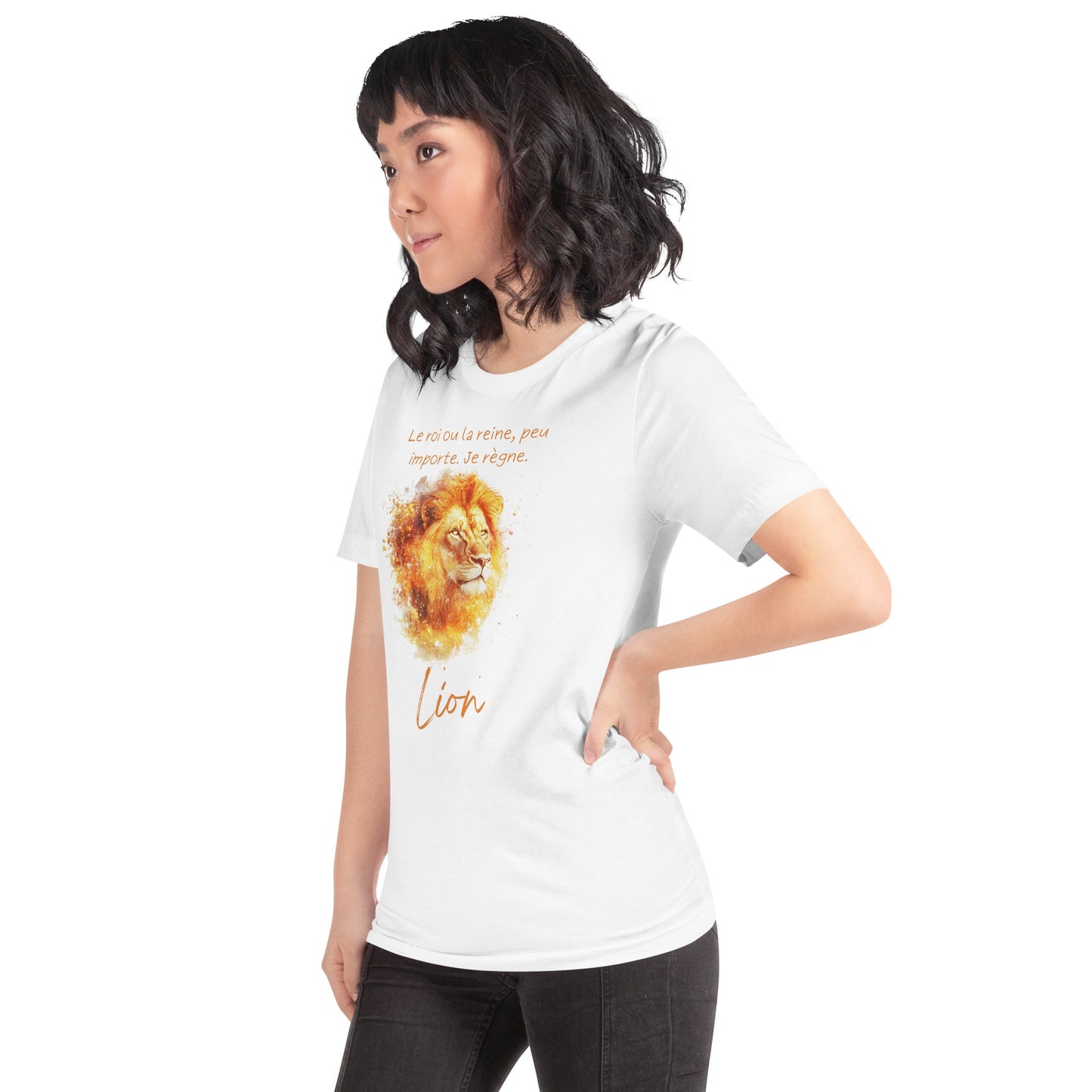 T-shirt Unisexe Lion – Charisme et Puissance