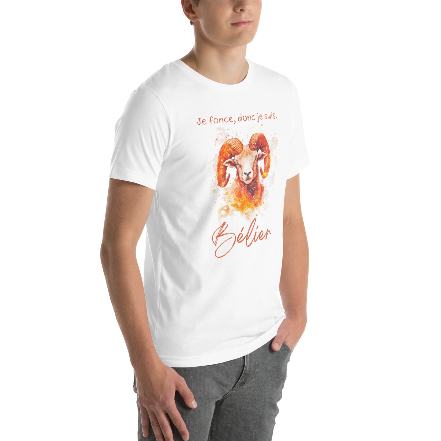 T-shirt Unisexe Bélier – Pour les Audacieux et Passionnés