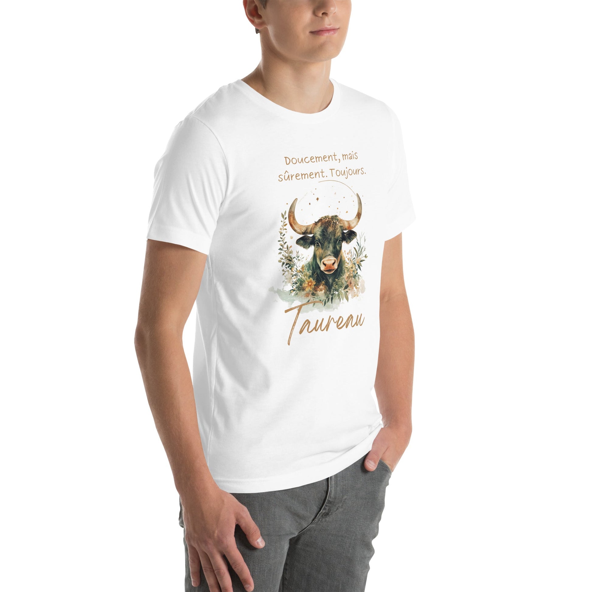 T-shirt Unisexe Taureau – Élégance et Détermination