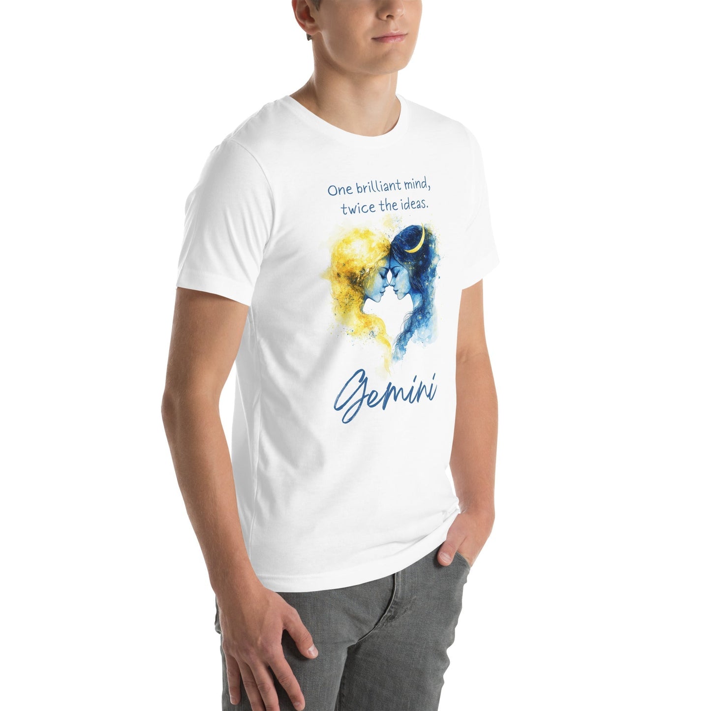Unisex Gemini T-Shirt – Bright Mind and Energy