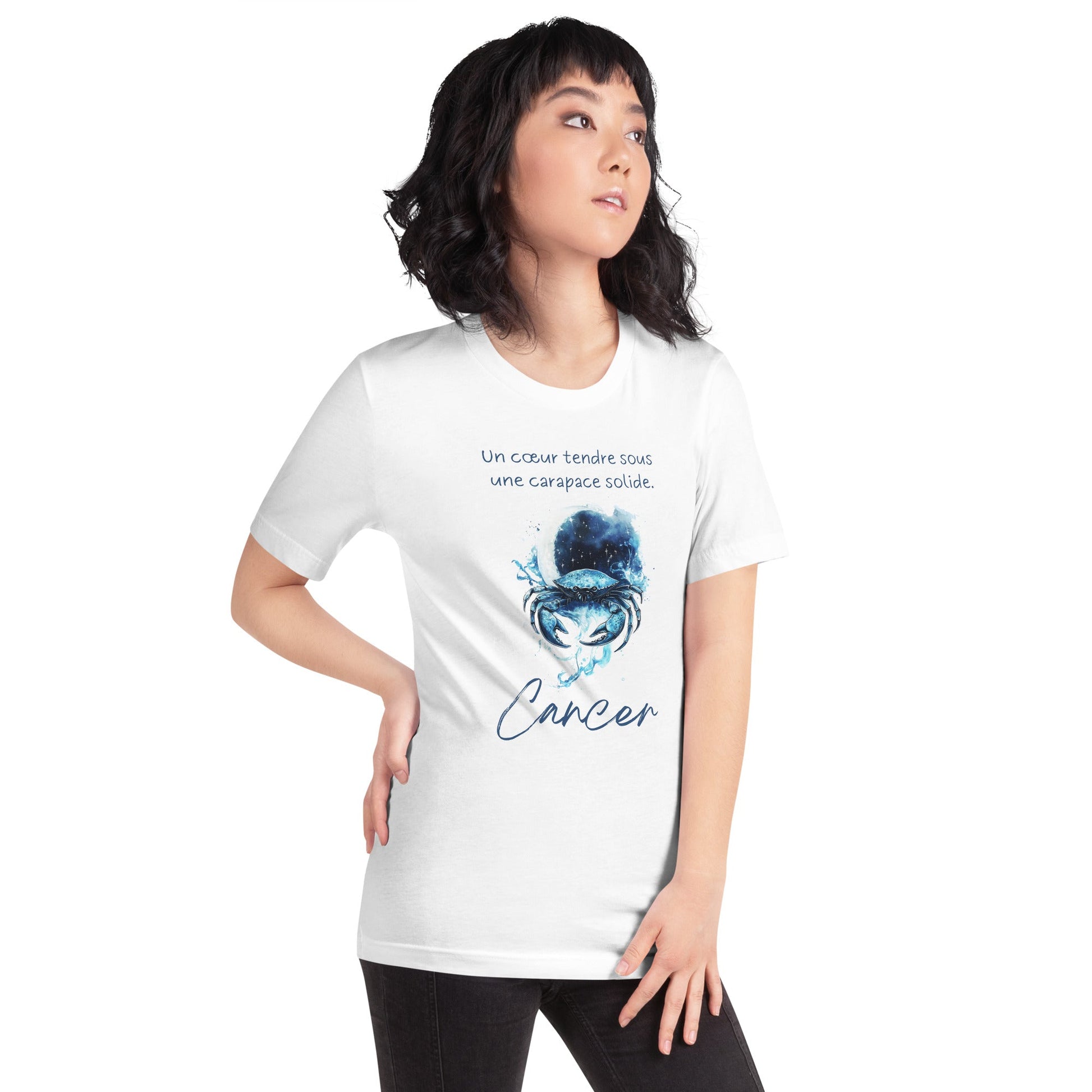 T-shirt Unisexe Cancer – Sensibilité et Force Intérieure