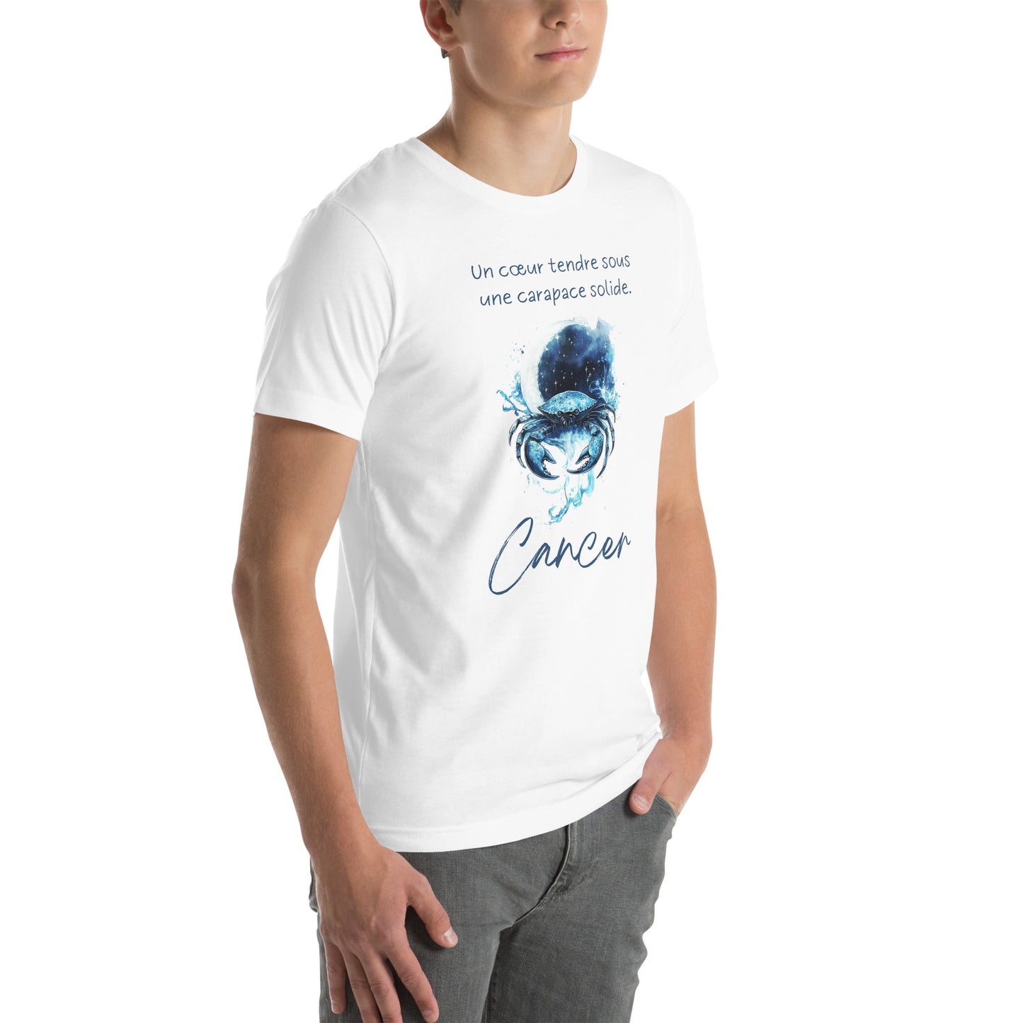 T-shirt Unisexe Cancer – Sensibilité et Force Intérieure
