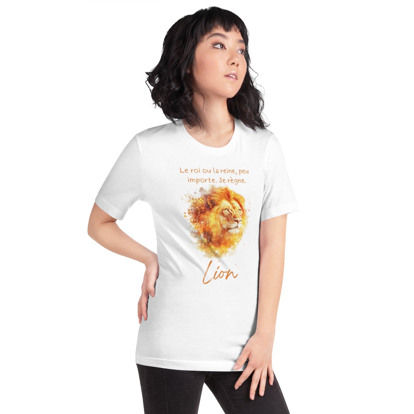 T-shirt Unisexe Lion – Charisme et Puissance