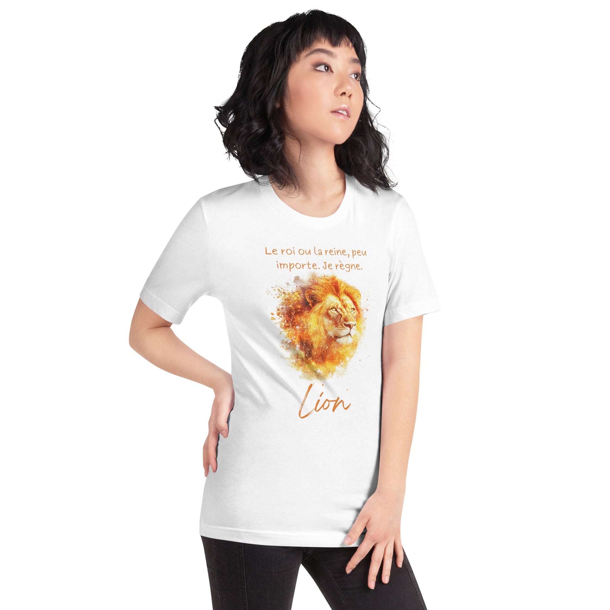 T-shirt Unisexe Lion – Charisme et Puissance
