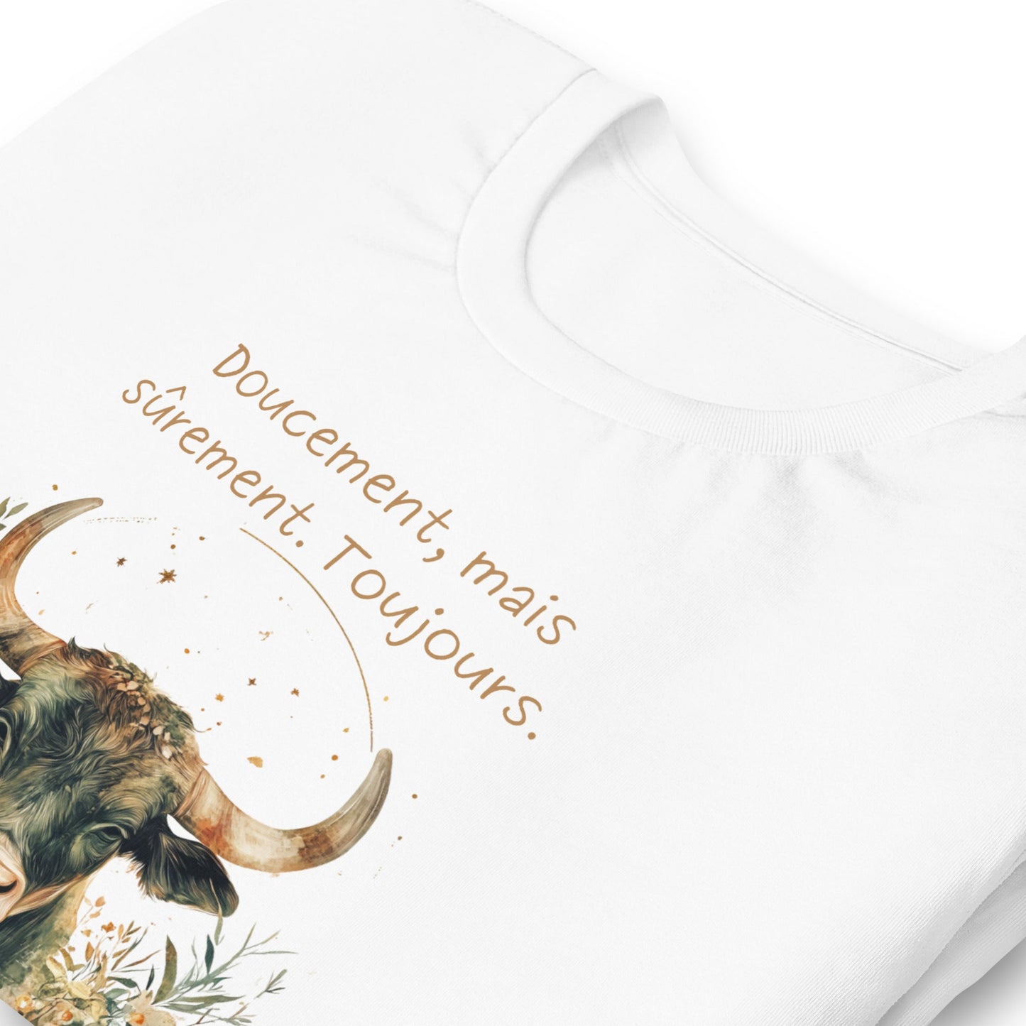 T-shirt Unisexe Taureau – Élégance et Détermination