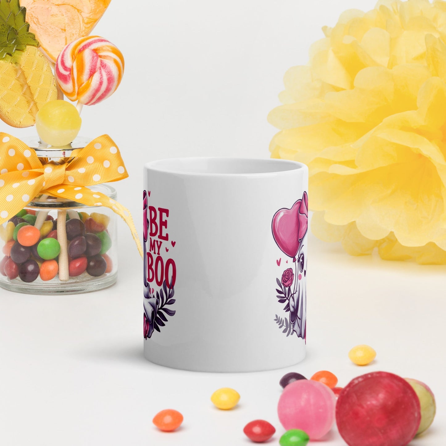 Be My Boo – Tasse fantôme Saint-Valentin