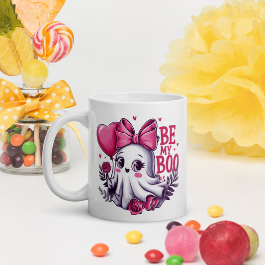 Be My Boo – Tasse fantôme Saint-Valentin