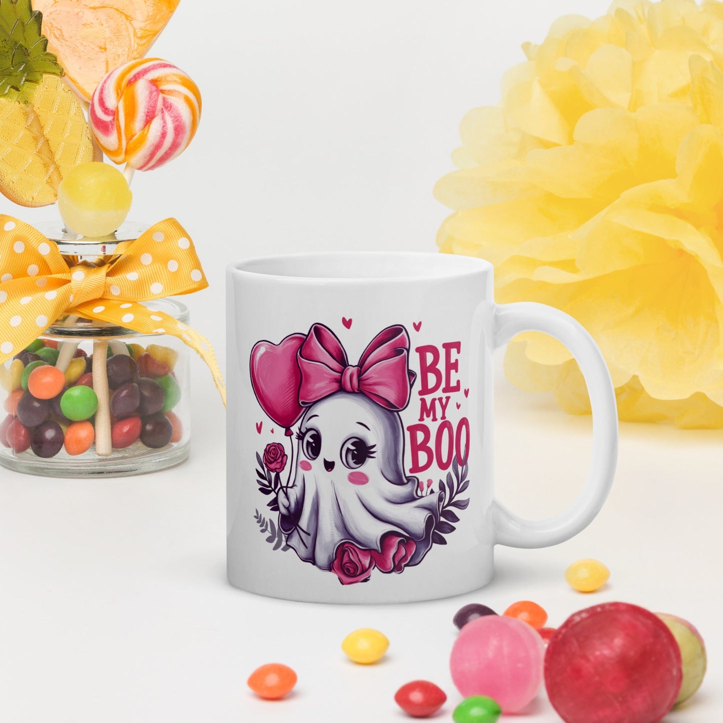 Be My Boo – Tasse fantôme Saint-Valentin