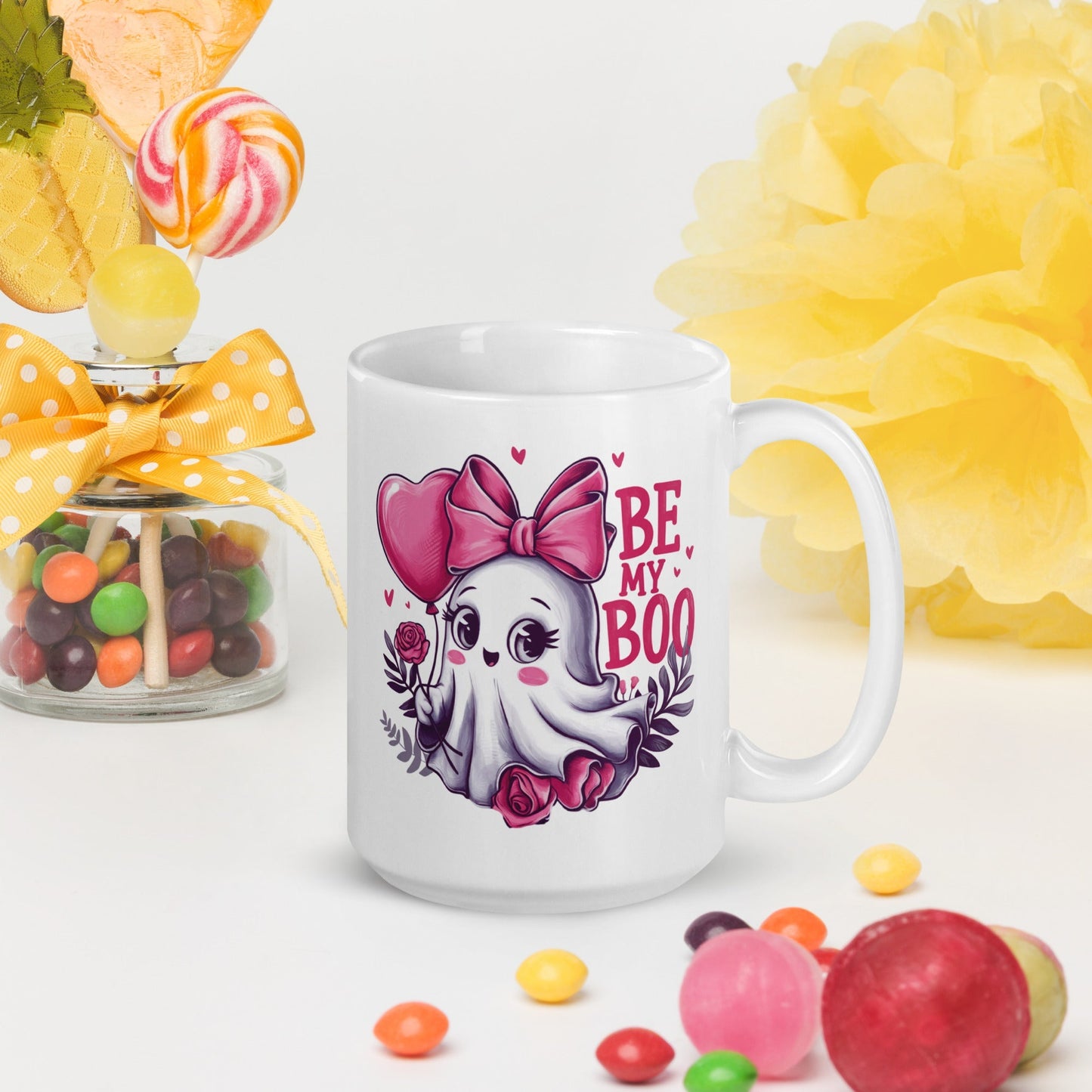 Be My Boo – Tasse fantôme Saint-Valentin