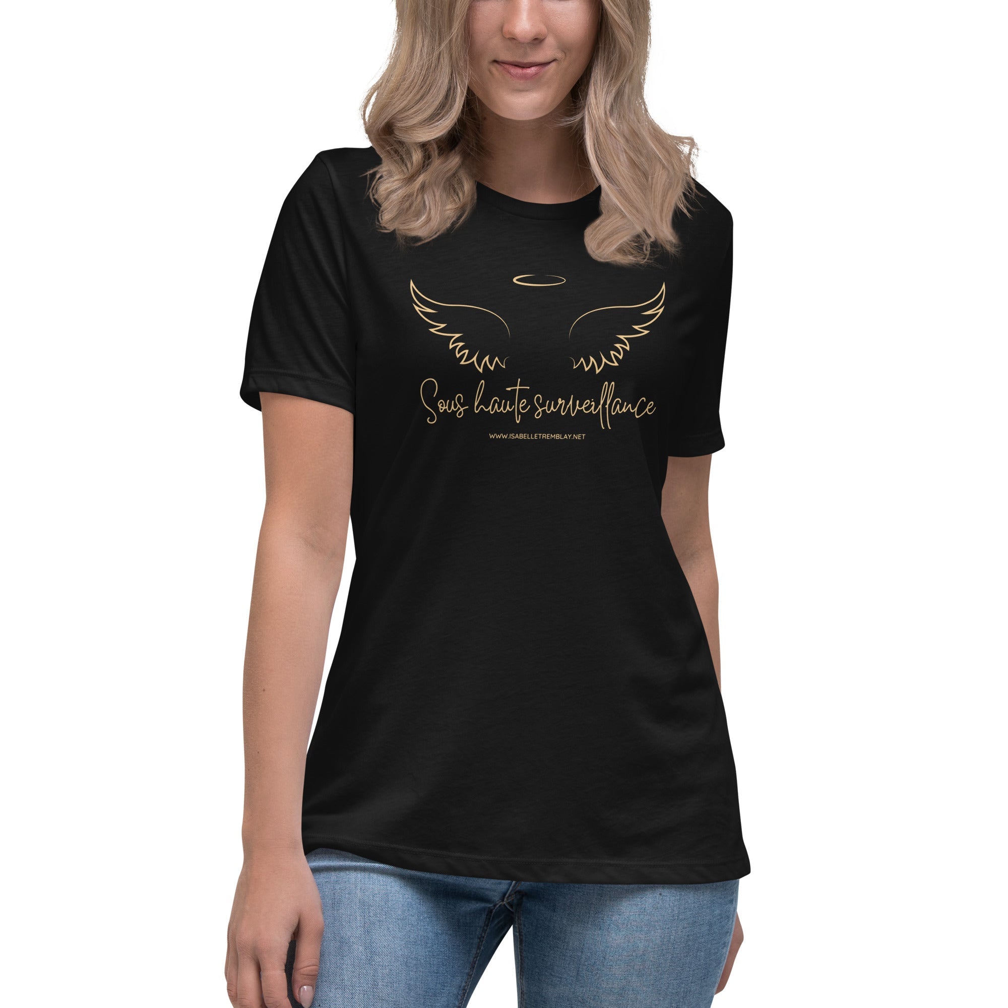 T-shirt Décontracté pour Femme - Sous haute surveillance