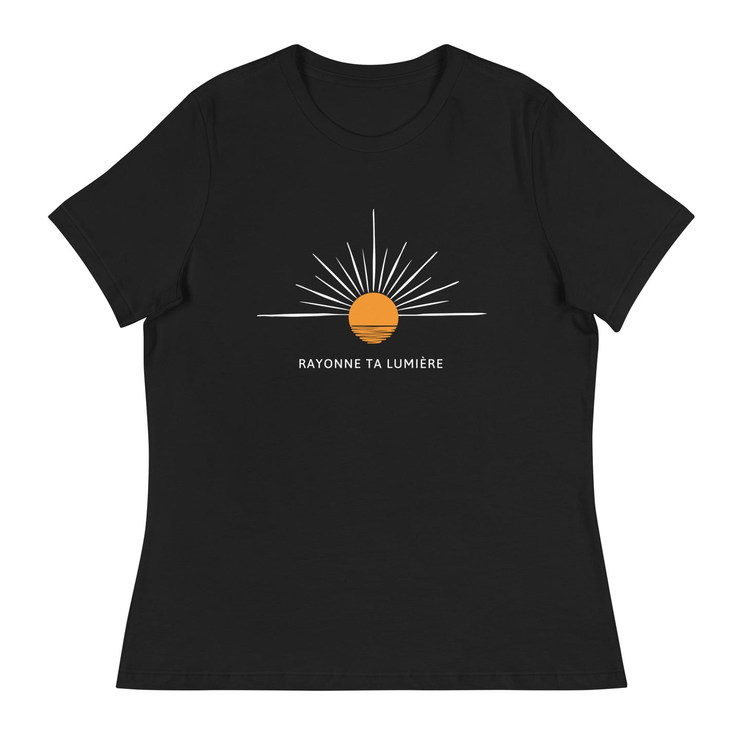 T-shirt "Rayonne ta lumière" - Élégance et inspiration au quotidien -t-shirt pour femme
