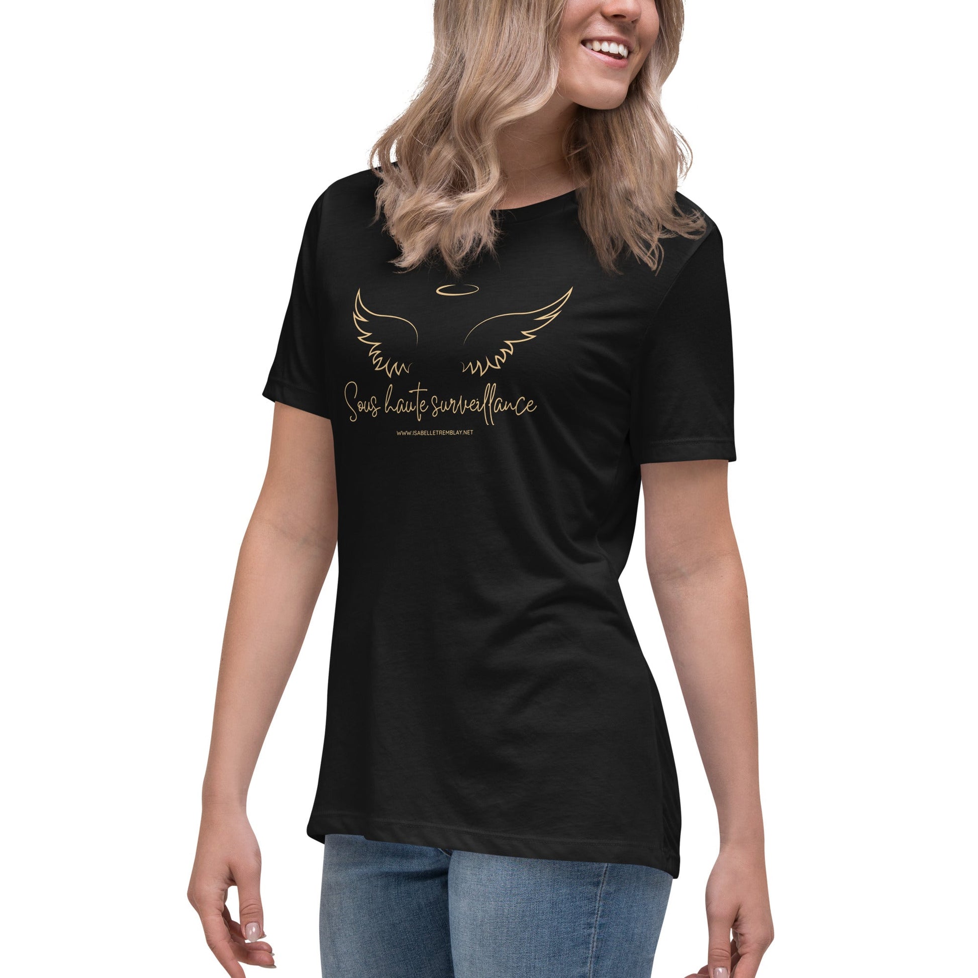T-shirt Décontracté pour Femme - Sous haute surveillance