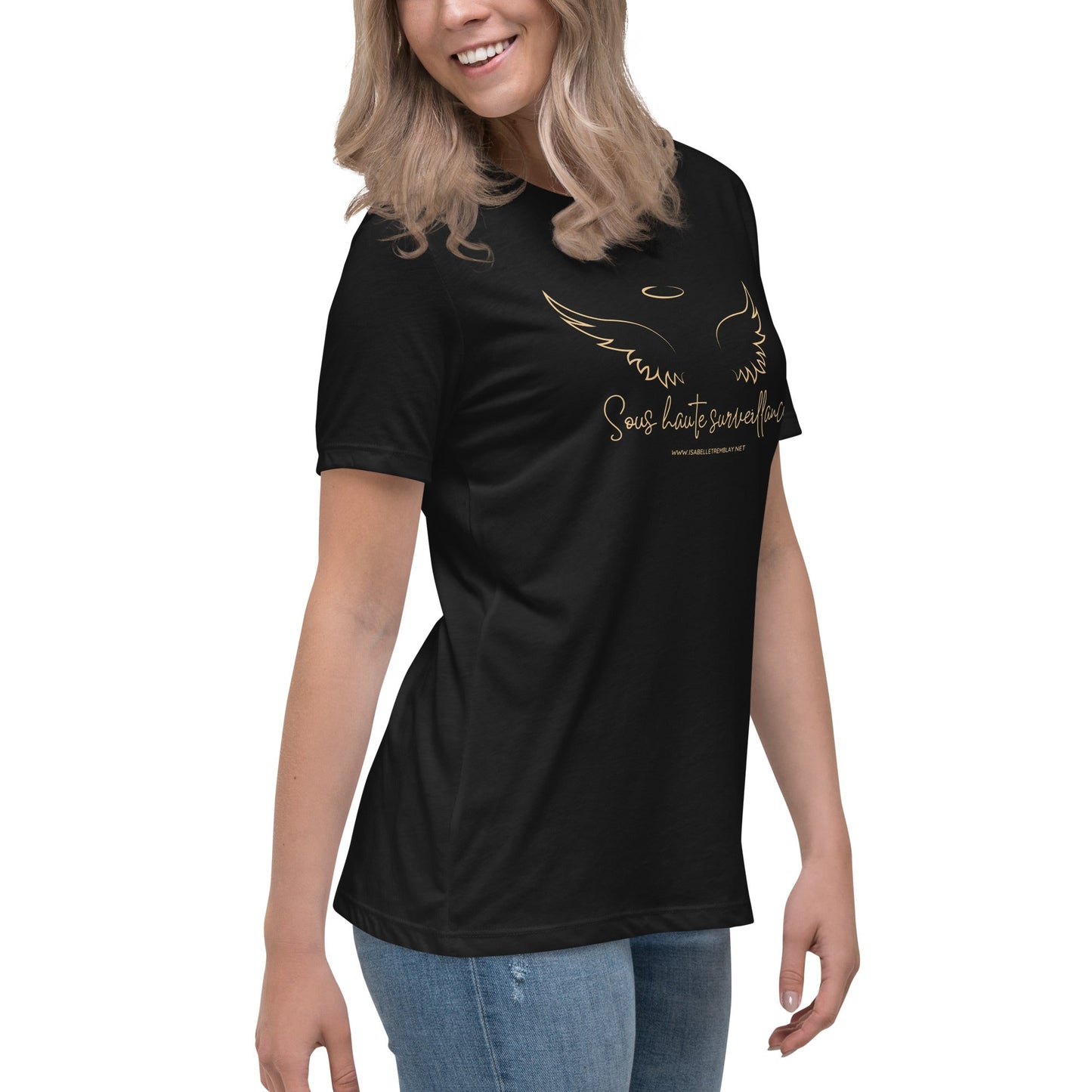 T-shirt Décontracté pour Femme - Sous haute surveillance