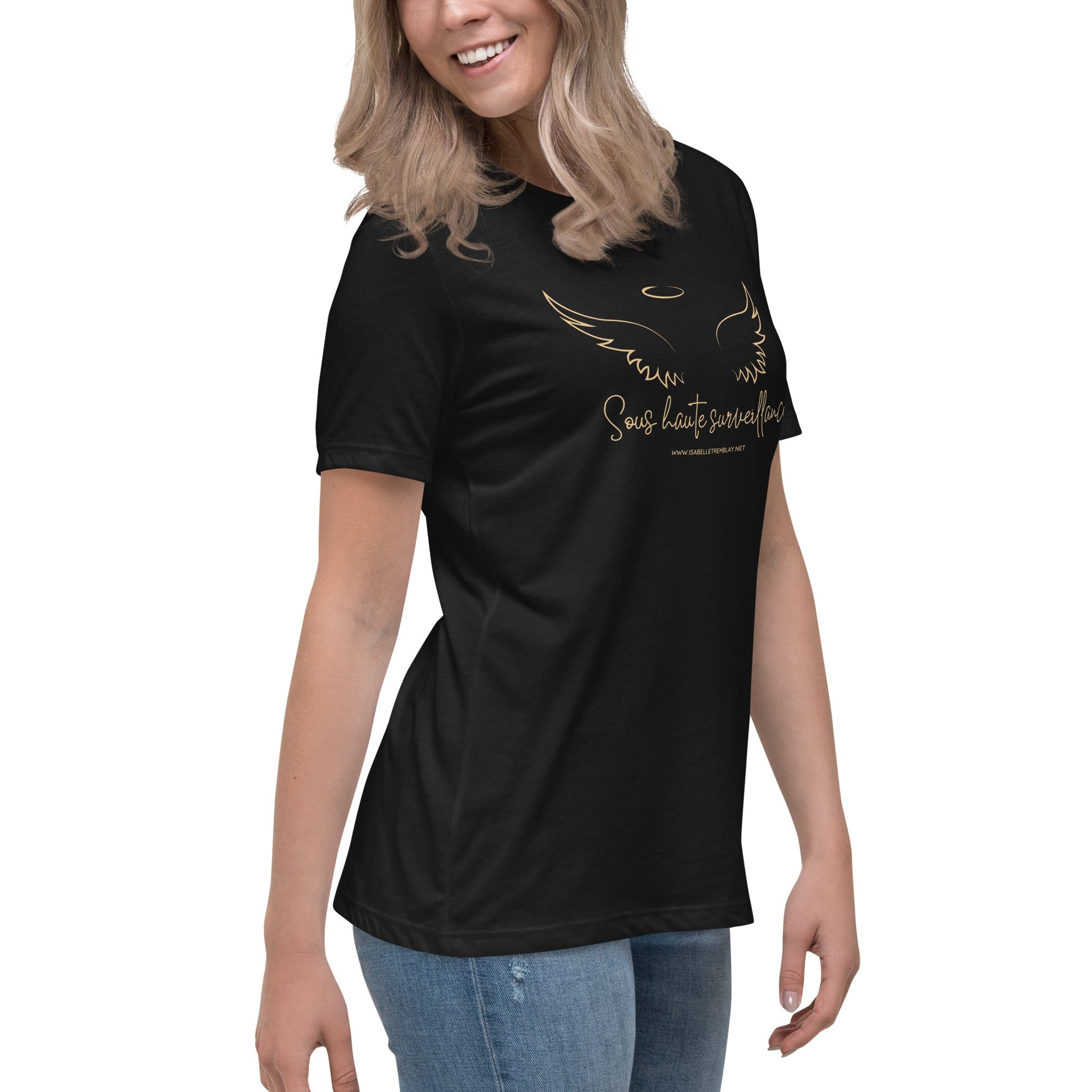 T-shirt Décontracté pour Femme - Sous haute surveillance