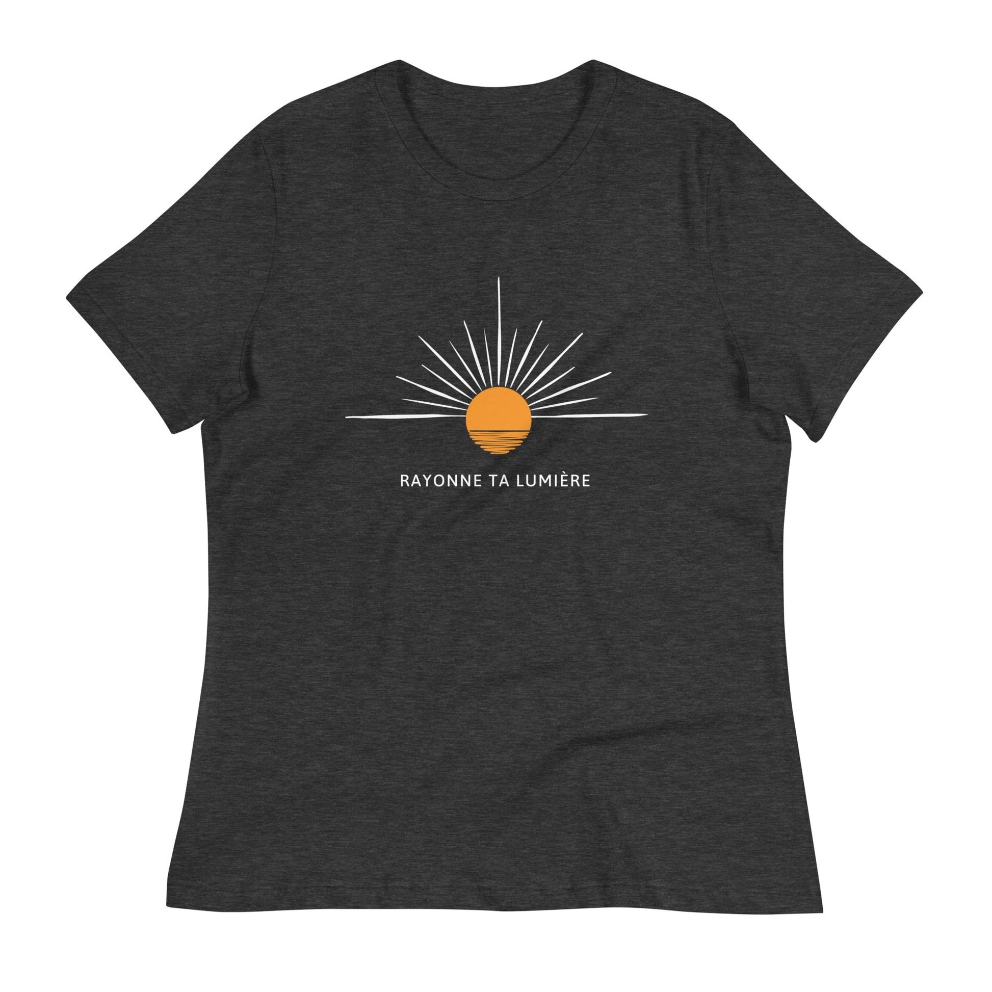 T-shirt "Rayonne ta lumière" - Élégance et inspiration au quotidien -t-shirt pour femme