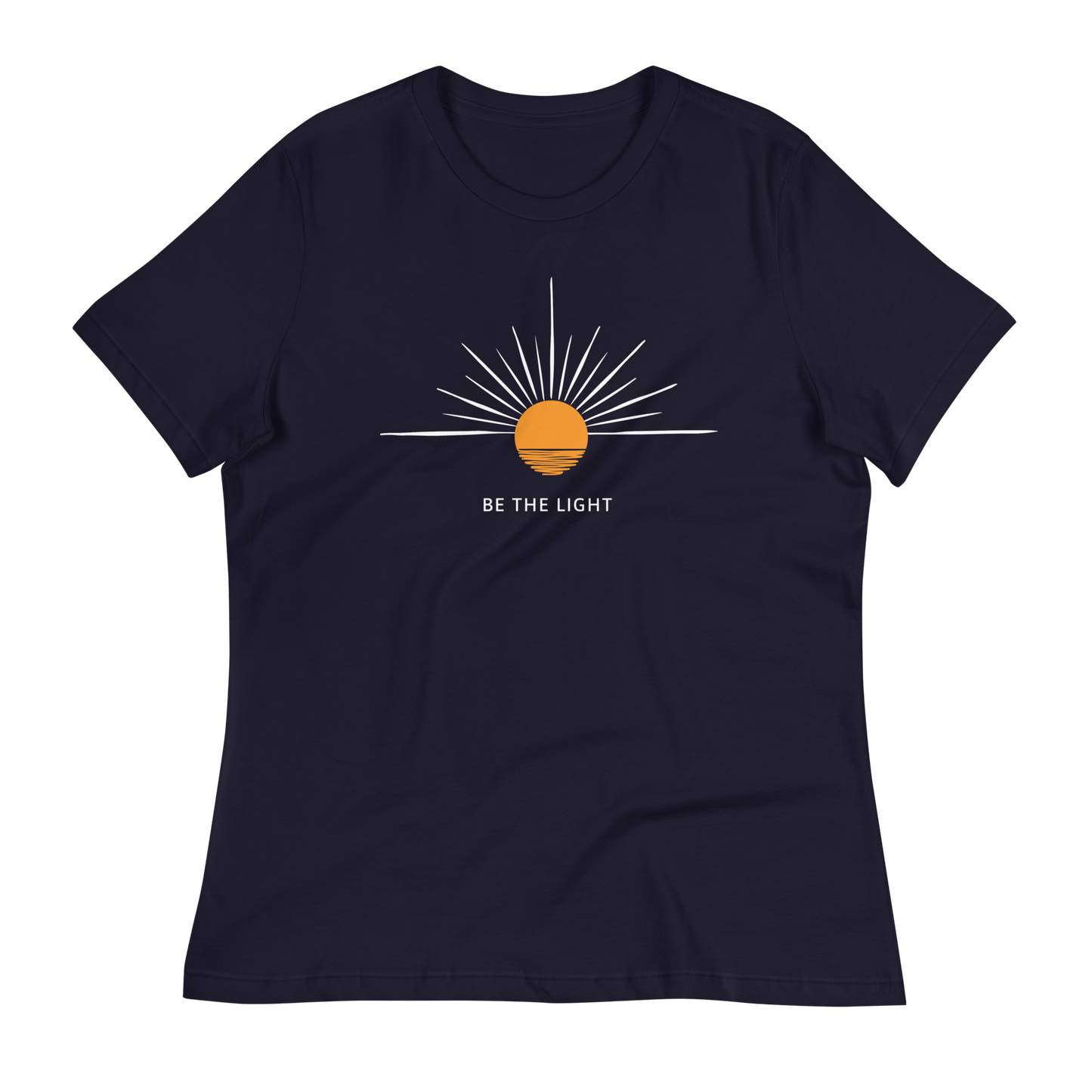 "Be the Light" T-Shirt - Inspire and Shine - comfortable women's t-shirt
