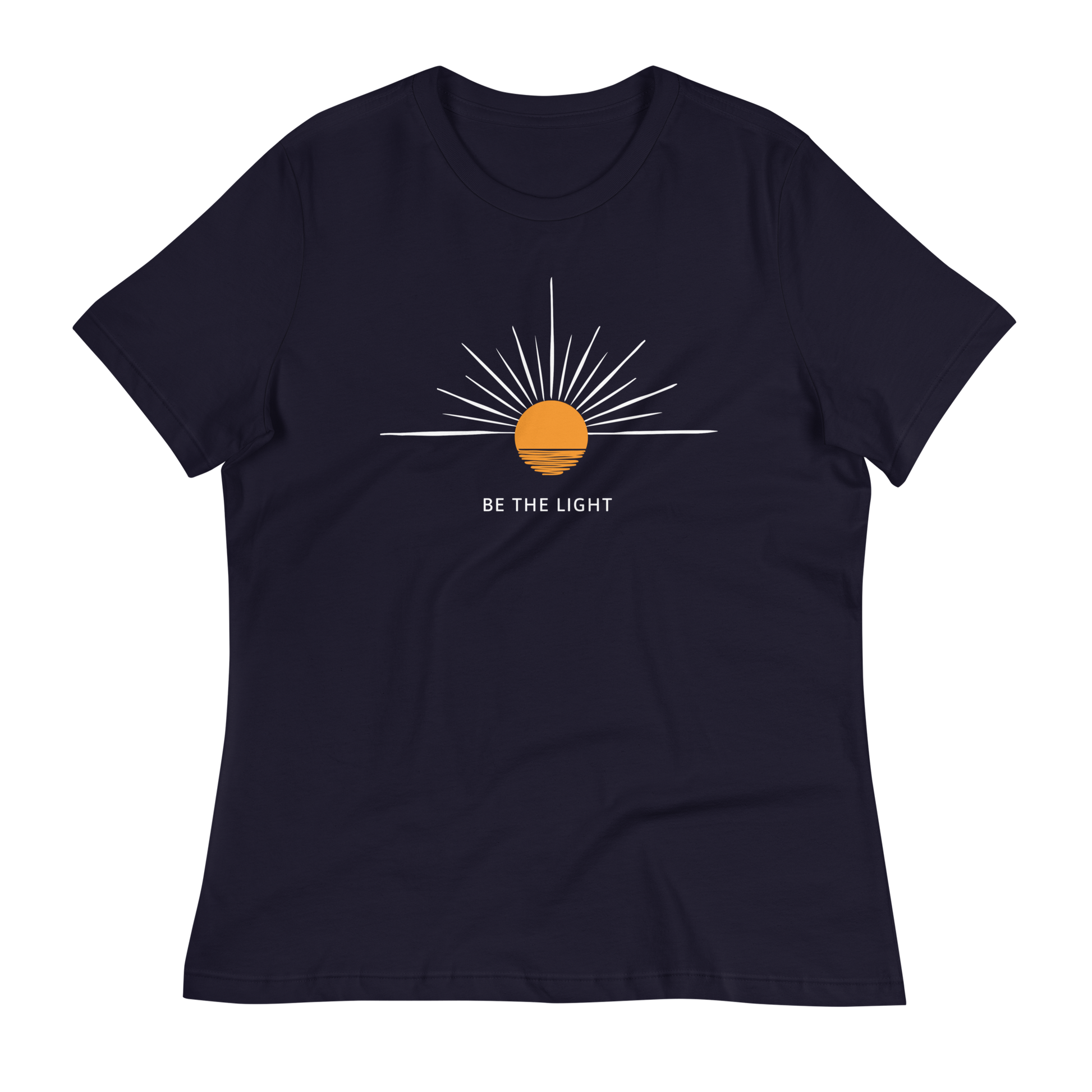 "Be the Light" T-Shirt - Inspire and Shine - comfortable women's t-shirt