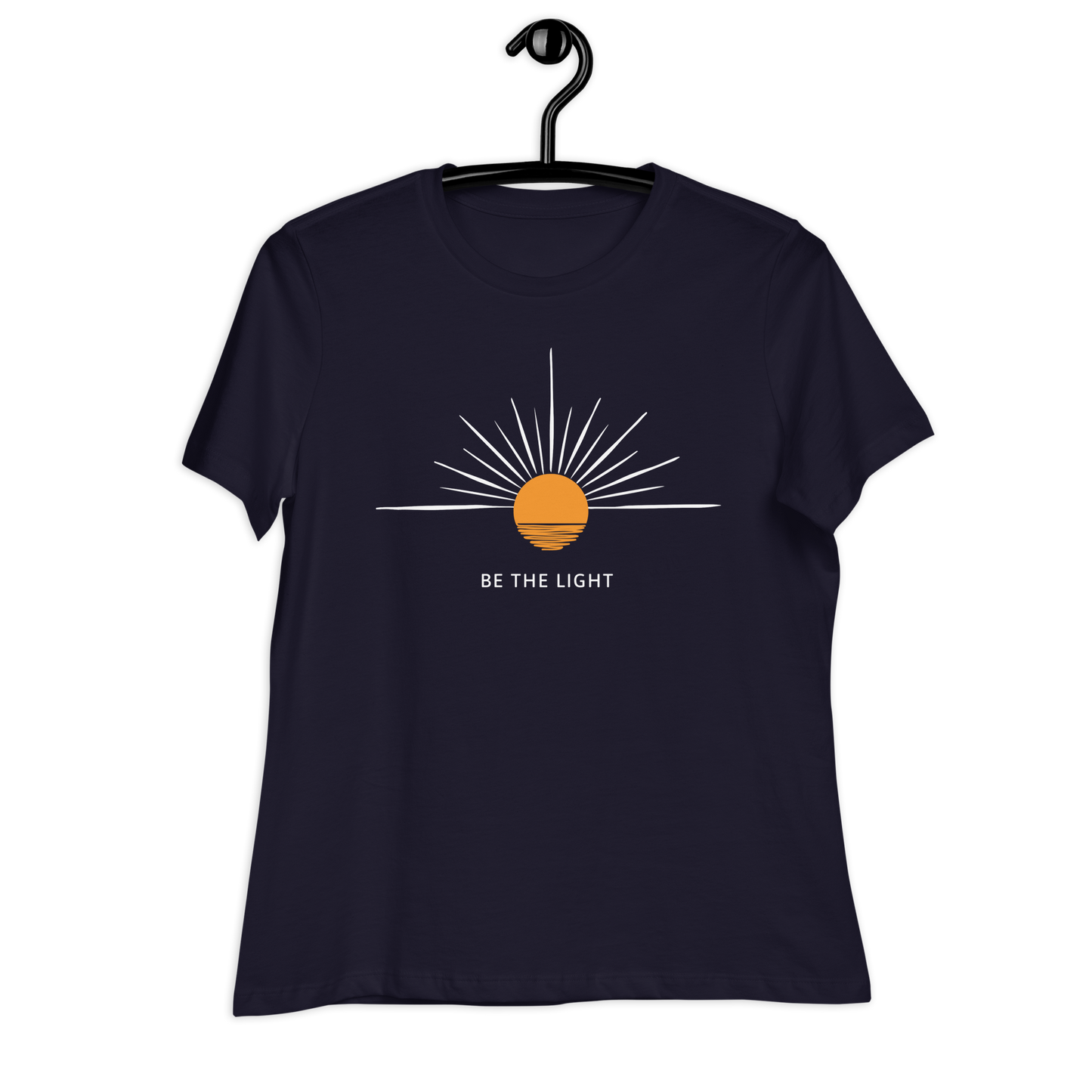 "Be the Light" T-Shirt - Inspire and Shine - comfortable women's t-shirt