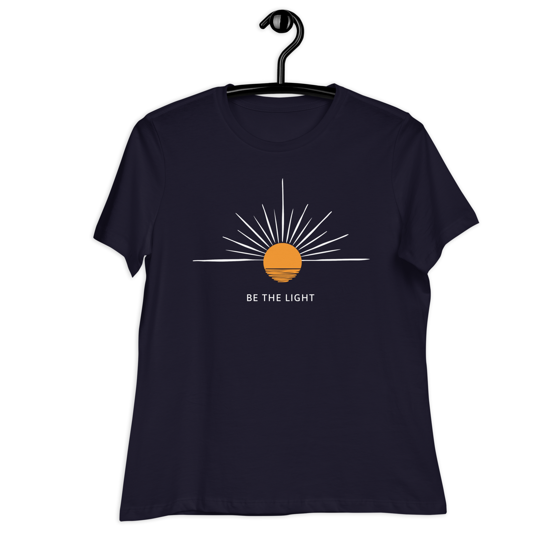 "Be the Light" T-Shirt - Inspire and Shine - comfortable women's t-shirt