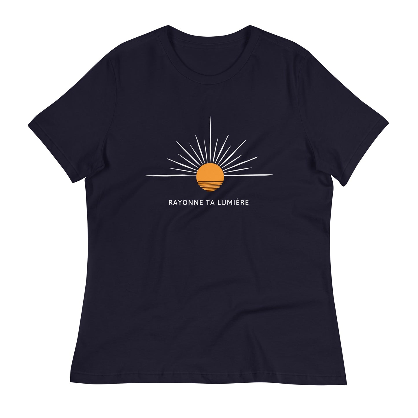 T-shirt "Rayonne ta lumière" - Élégance et inspiration au quotidien -t-shirt pour femme