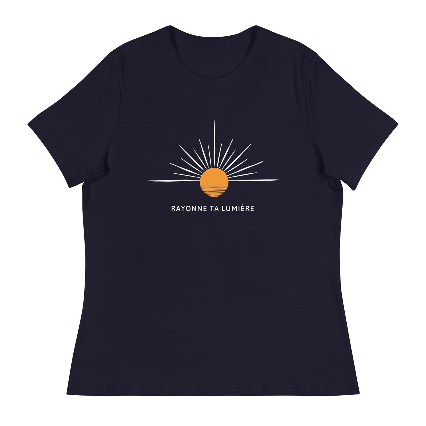 T-shirt "Rayonne ta lumière" - Élégance et inspiration au quotidien -t-shirt pour femme