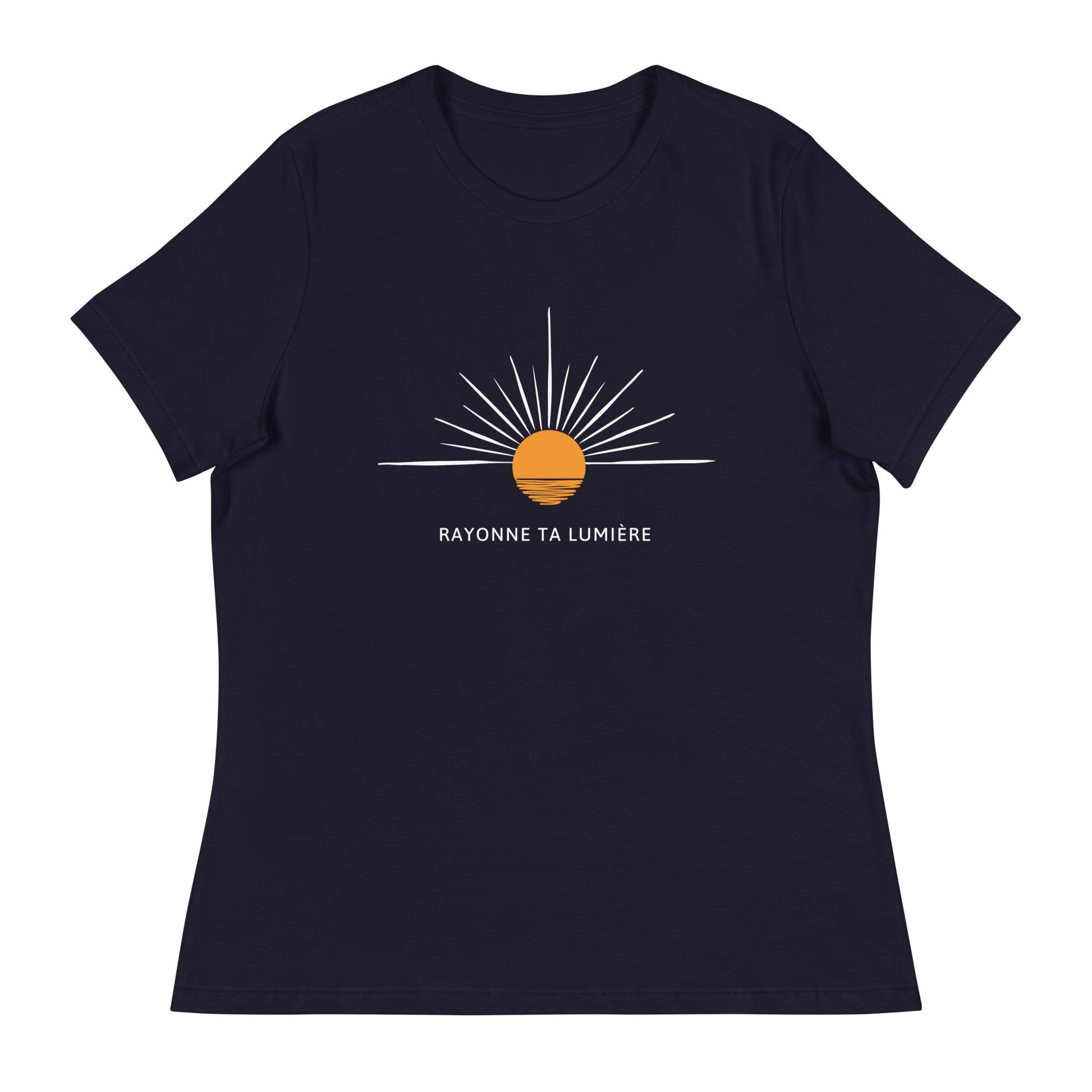 T-shirt "Rayonne ta lumière" - Élégance et inspiration au quotidien -t-shirt pour femme